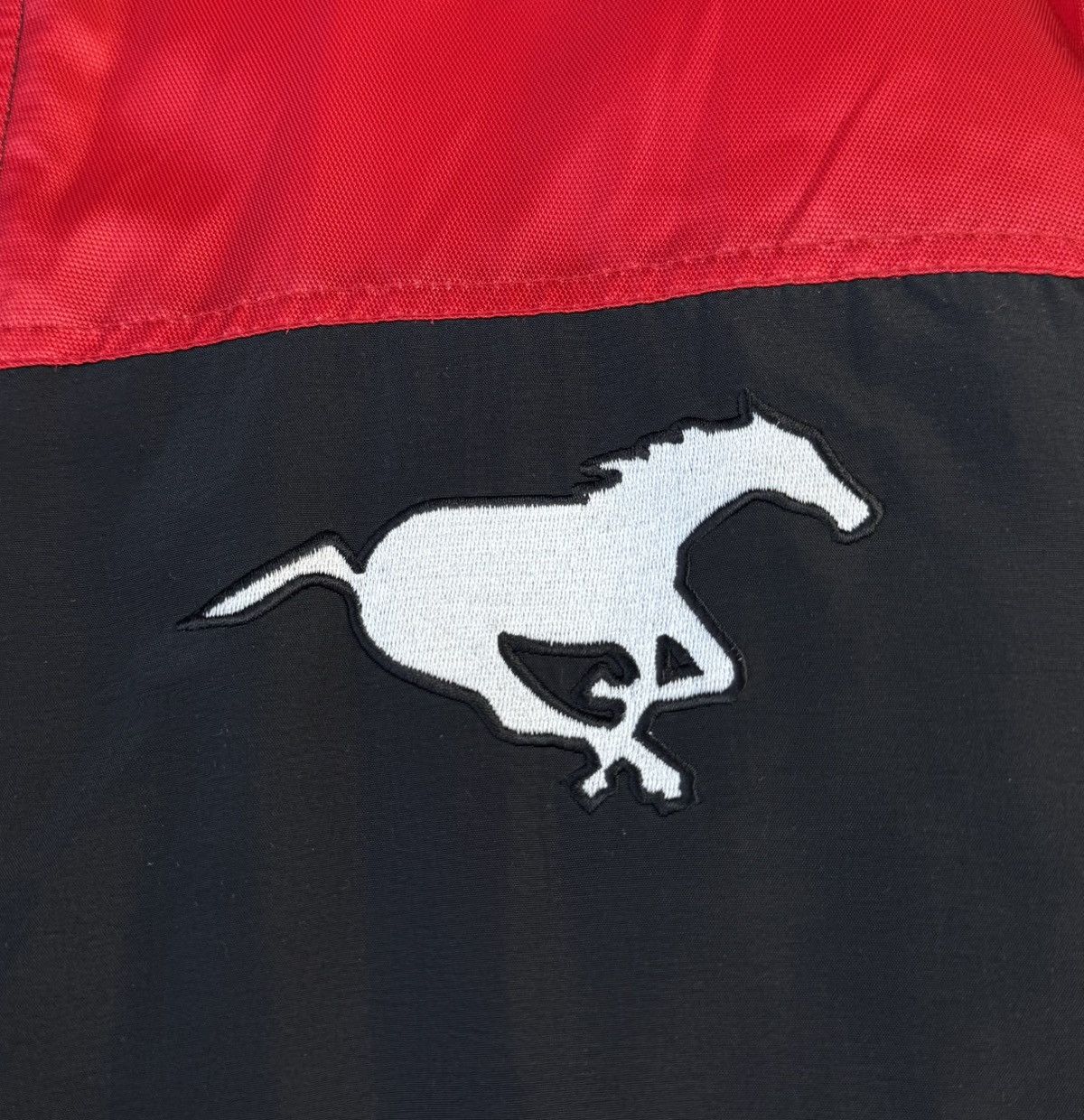 Starter Calgary Stampeders Vintage 90s Football Bomber Jacket Size US L / EU 52-54 / 3 - 8 Thumbnail