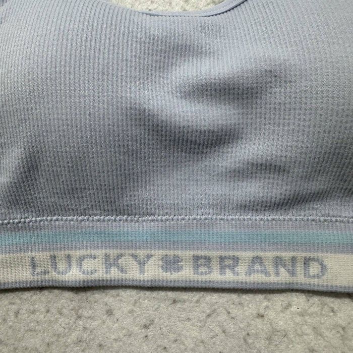 Lucky Brand Lucky Brand XL Padded Ribbed Sports Bra Soft Wireless