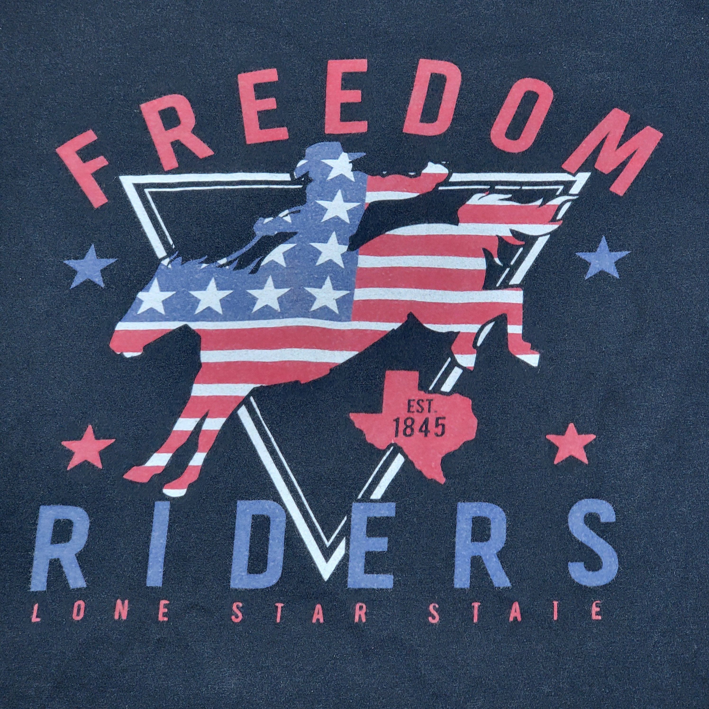 Raw State Raw State SS Tee "Freedom Riders Lone Star State"-Large Size US L / EU 52-54 / 3 - 2 Thumbnail