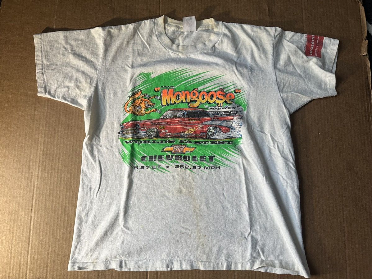 Vintage Mongoose 1989 “worlds fastest chevy” single stitch shirt Size US L / EU 52-54 / 3 - 1 Thumbnail