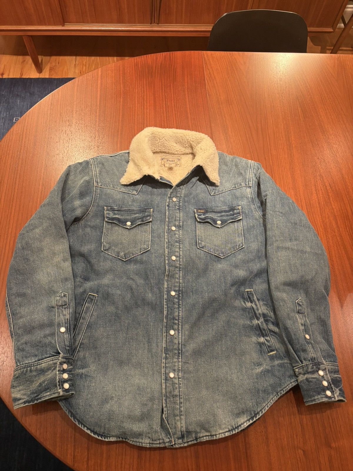 Polo Ralph Lauren Polo Ralph Lauren Western sherpa lined jacket small Size US S / EU 44-46 / 1 - 1 Thumbnail
