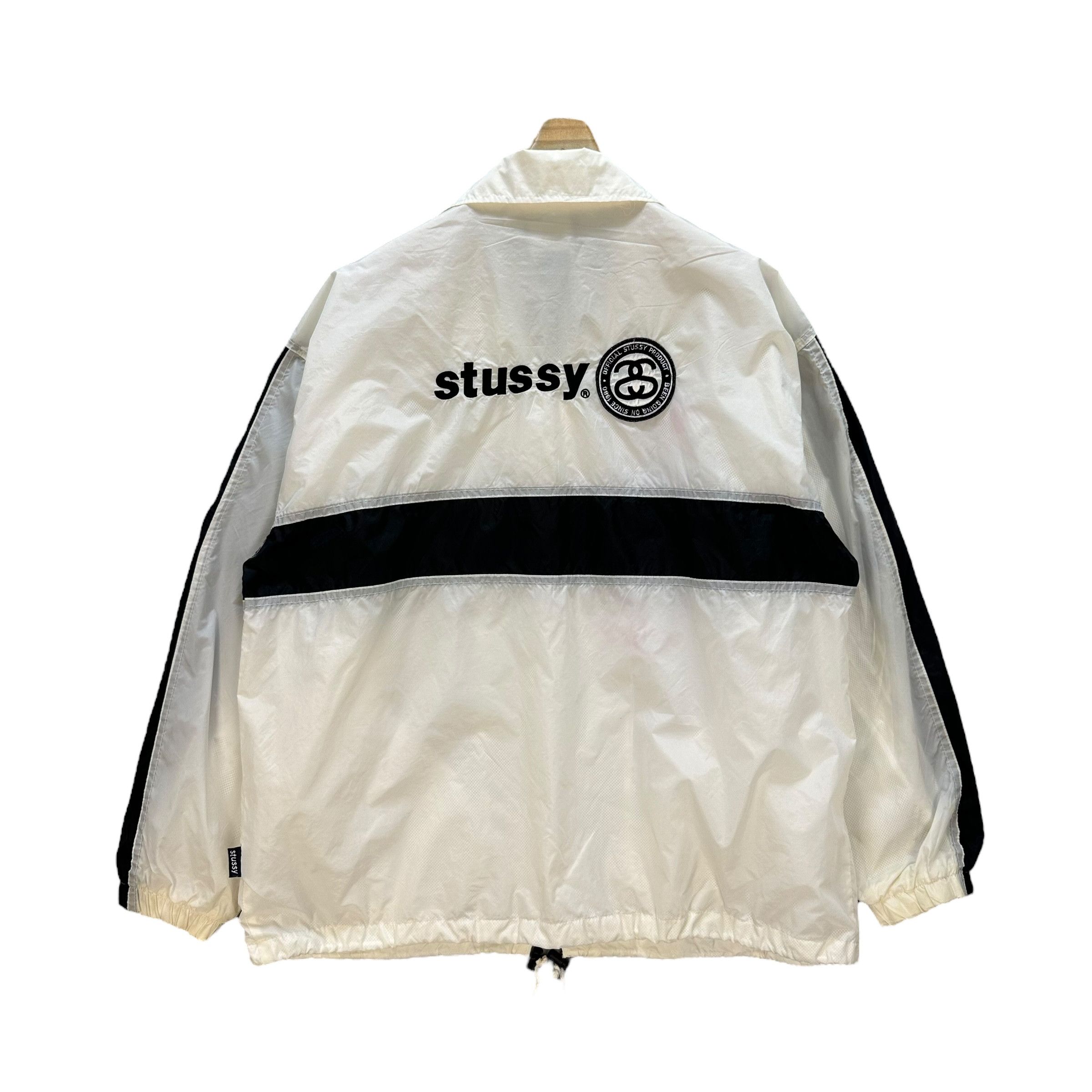 Stussy STUSSY SPORT EMBROIDERY BIG LOGO WINDBREAKER JACKET #9084-55 Size US L / EU 52-54 / 3 - 10 Thumbnail