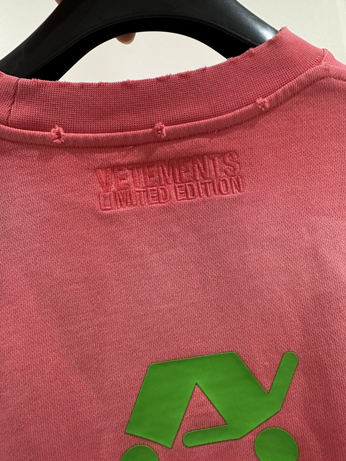 Vetements Vetements Iam not doing shit today sweatshirt pink Size US S / EU 44-46 / 1 - 3 Thumbnail