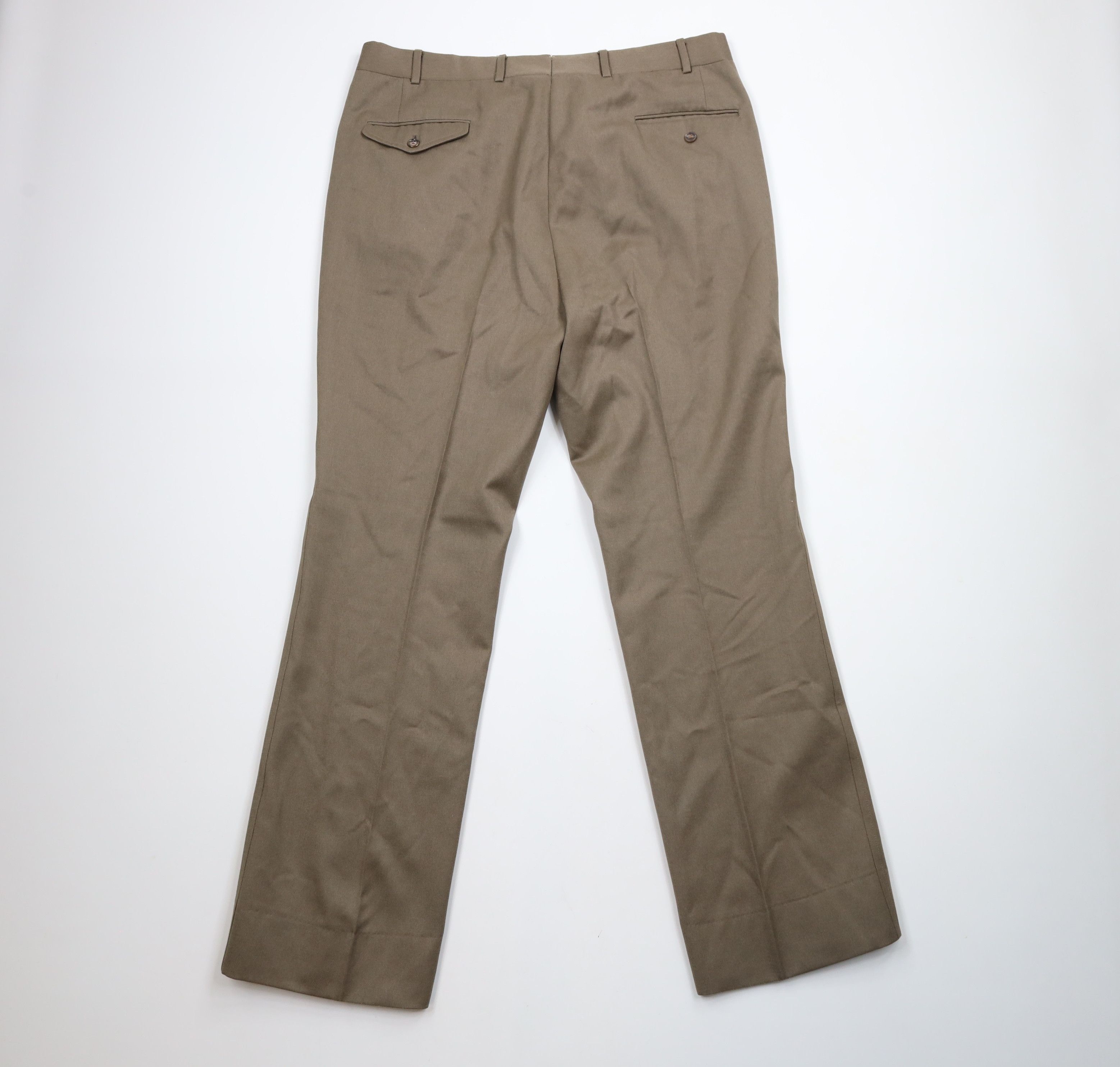 Vintage Vintage 70s Streetwear Wide Leg Chino Pants Trousers Italy Size US 38 / EU 54 - 8 Thumbnail