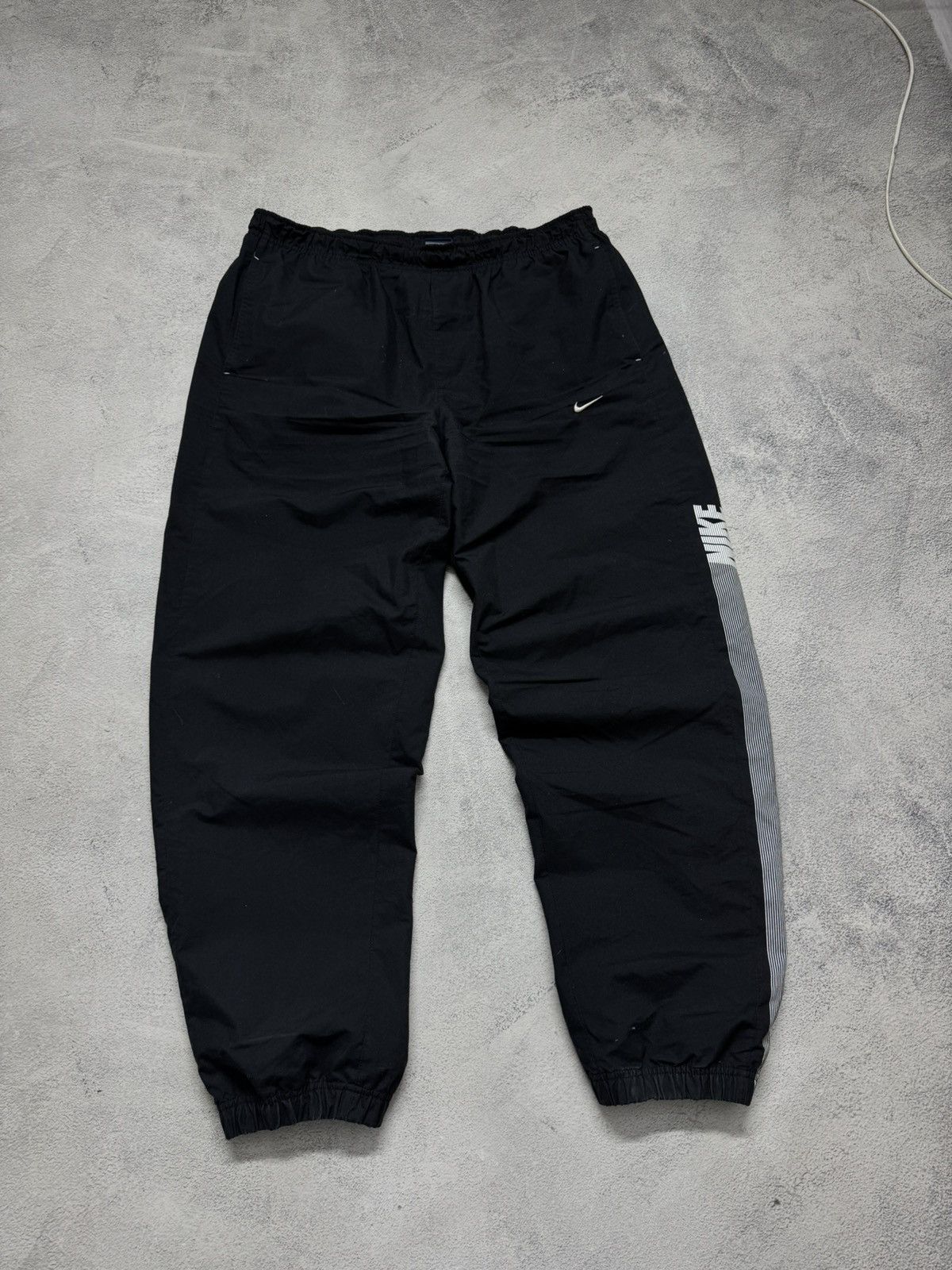 Nike Vintage Y2K Nike Nylon Mini Swoosh Pants 00’s Size US 36 / EU 52 - 1 Thumbnail