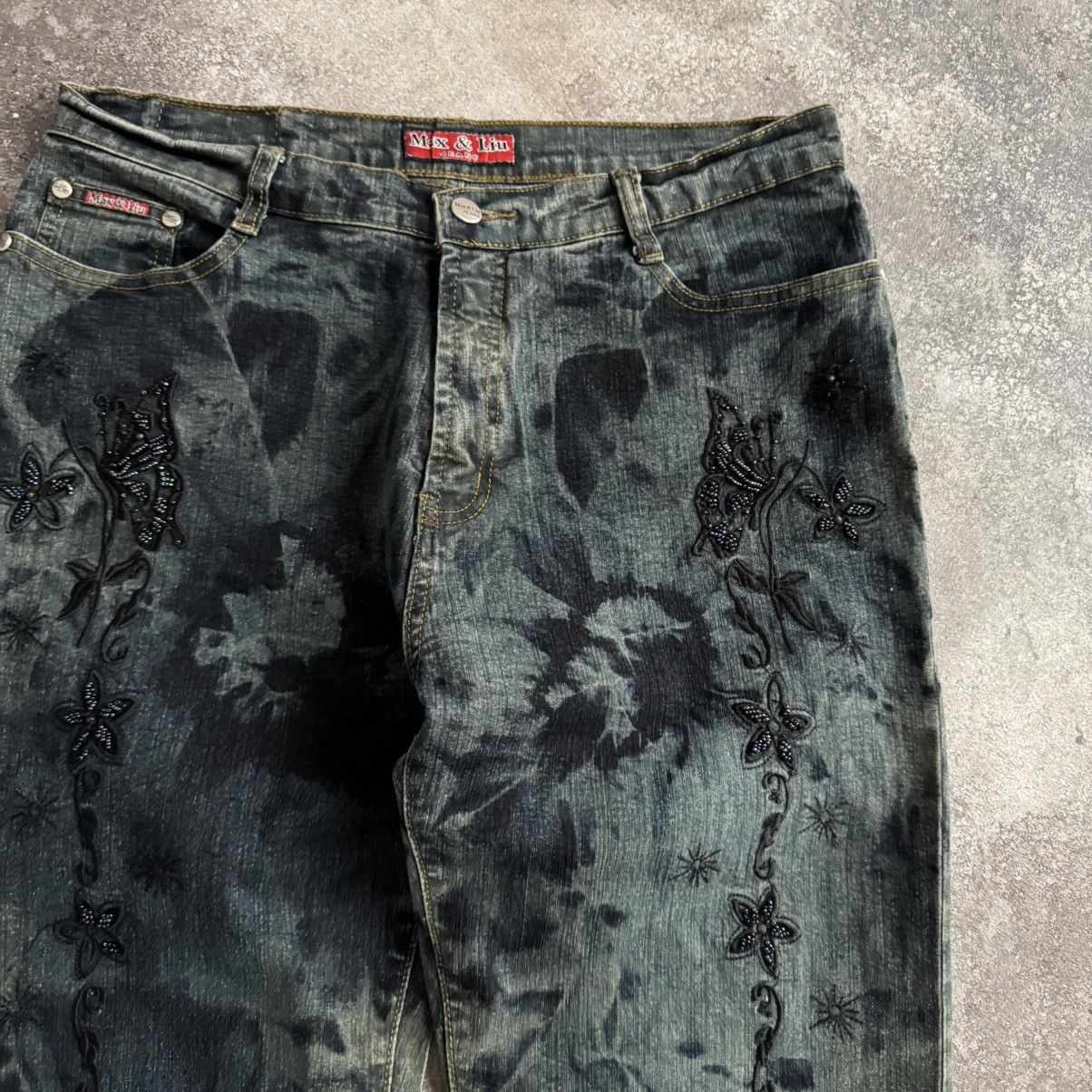 If Six Was Nine × Japanese Brand Amazing Vintage Avant-Garde Washed Jeans Size US 31 - 5 Thumbnail