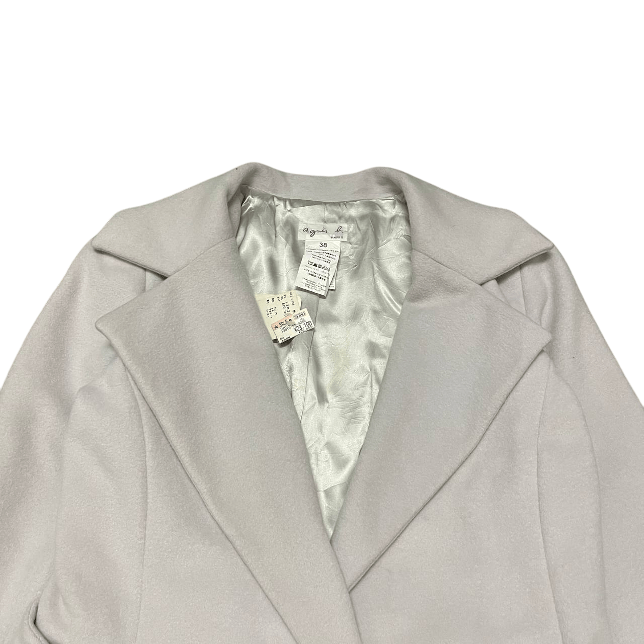 Vintage Agnes B. Wool Coat with Tag