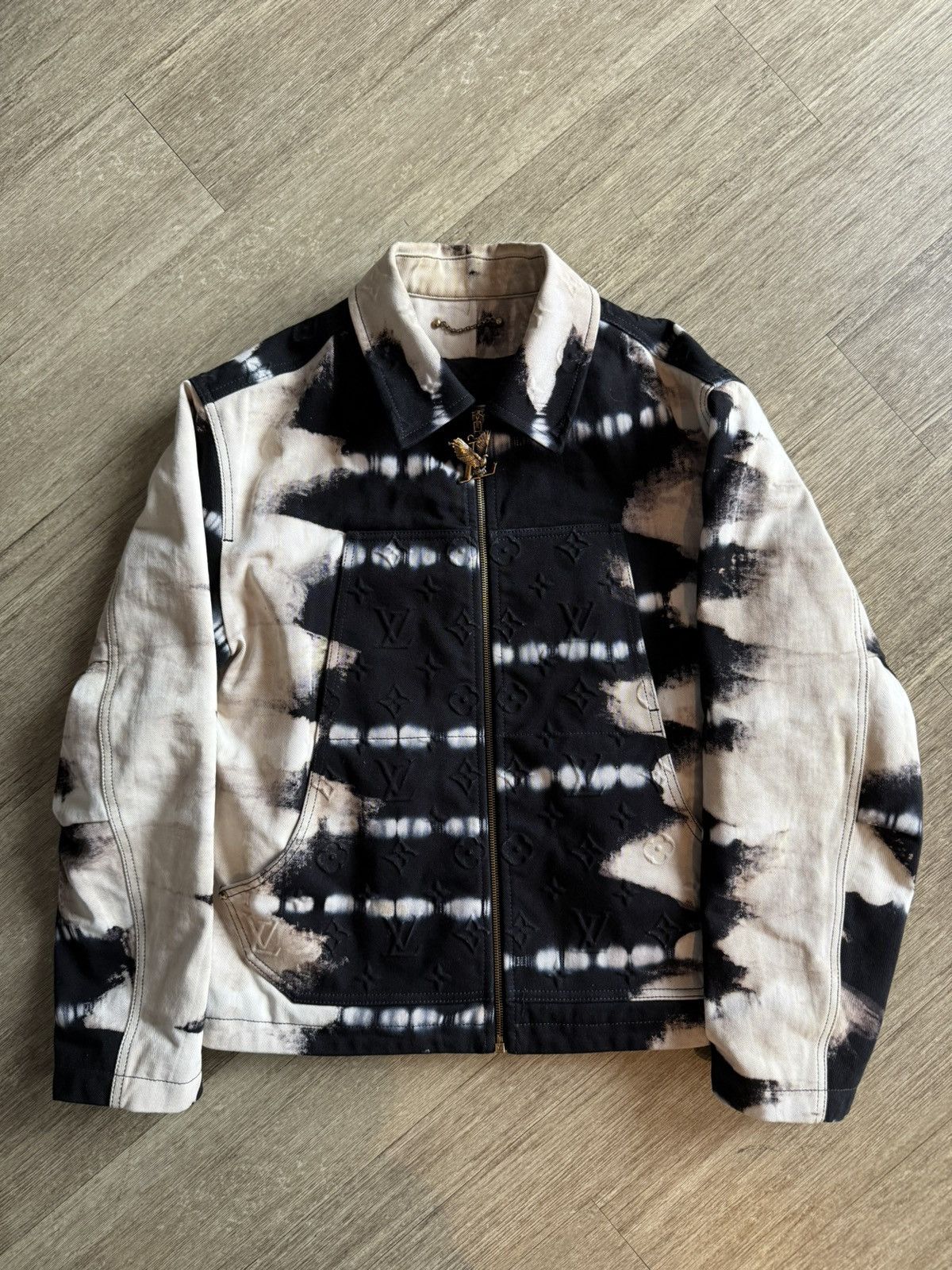 Louis Vuitton Louis Vuitton Tie Dye Monogram Denim Padded Jacket Size 46 Size US S / EU 44-46 / 1 - 1 Thumbnail