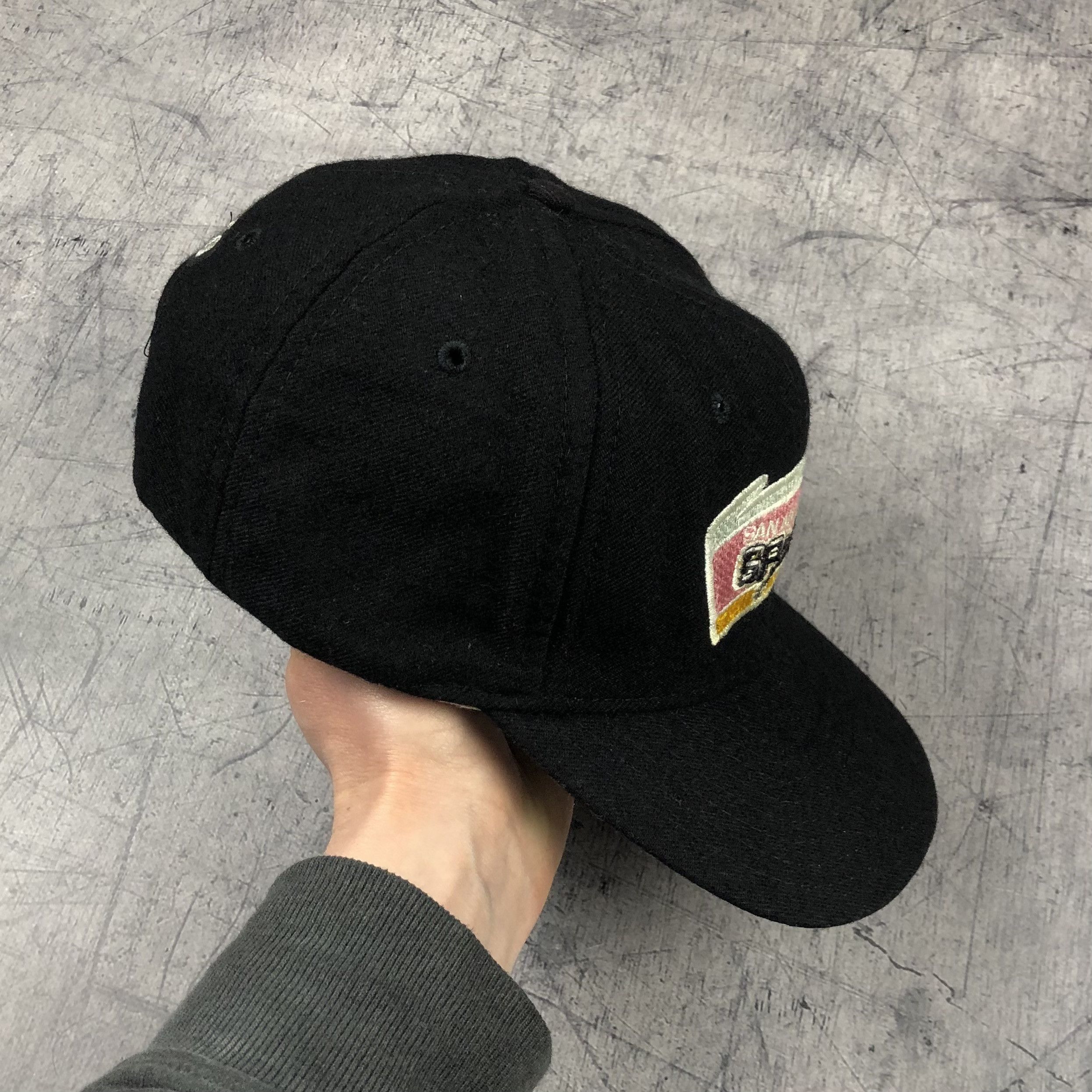 NBA Rare 90s NBA Spurs #50 Robinson San Antonio Cap Size ONE SIZE - 5 Thumbnail