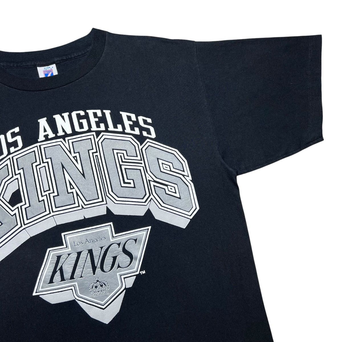 Logo 7 Vintage 1990s NHL Los Angeles Kings Logo 7 Spell Out 3D Tee Size US XL / EU 56 / 4 - 7 Thumbnail