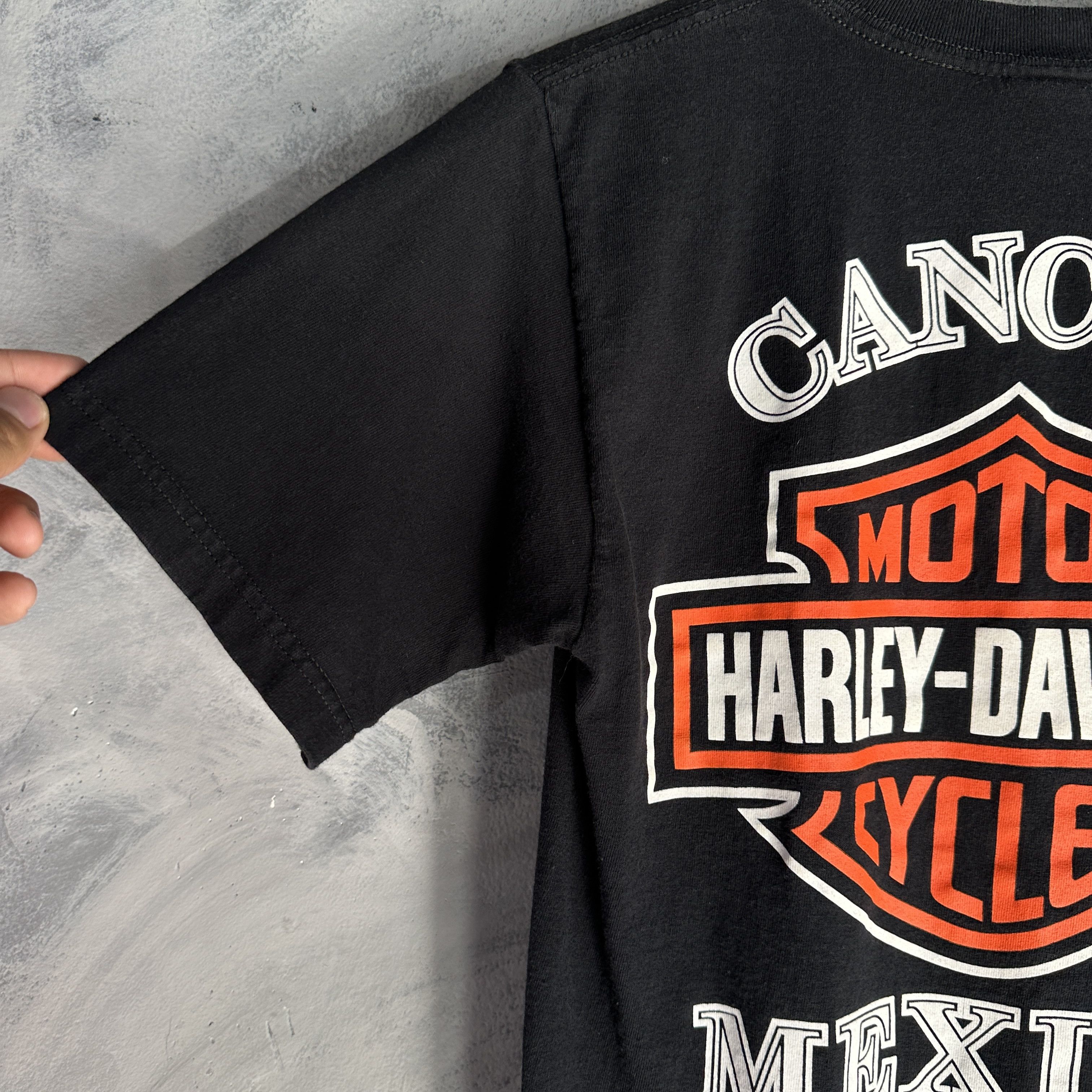 Harley Davidson Vintage Harley Davidson T Shirt Mens Small Black Cancun Size US S / EU 44-46 / 1 - 7 Thumbnail
