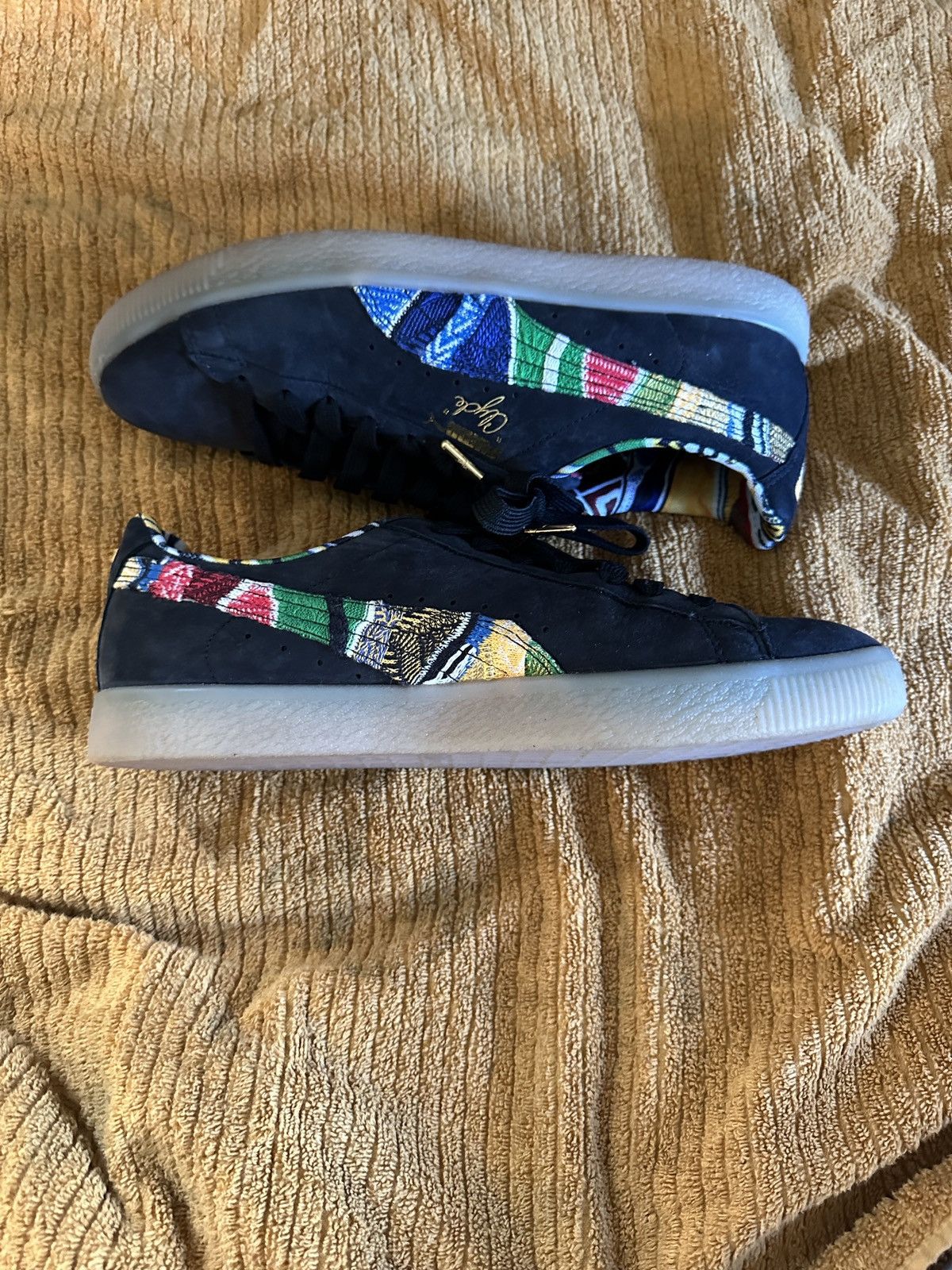 image of Coogi Puma Clyde Shoes in Black, Men's (Size 12)