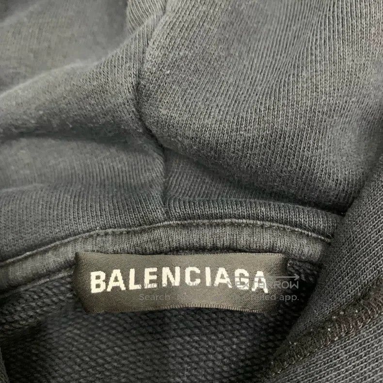Balenciaga Balenciaga Black Wheat Hooded Sweatshirt/XXS Size Size US XXS / EU 40 - 6 Thumbnail