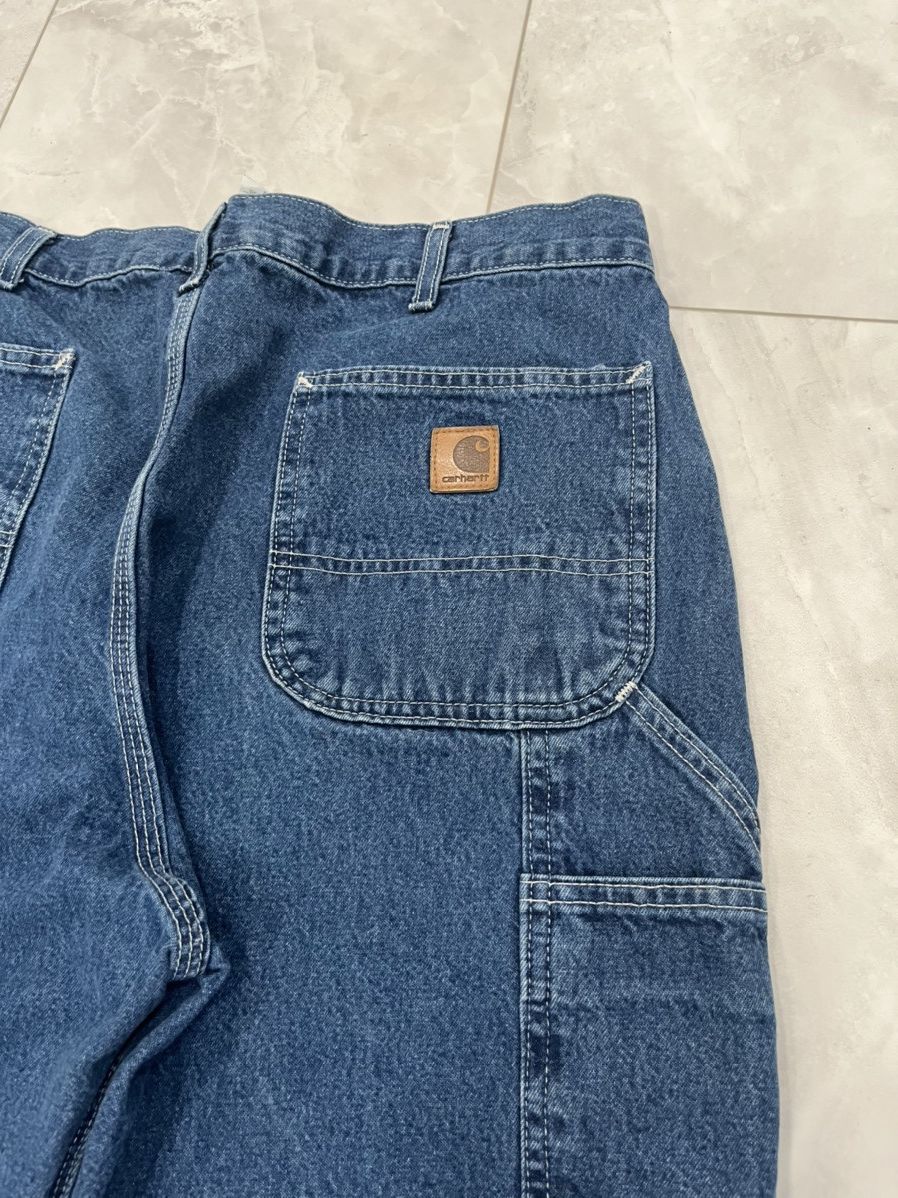 Carhartt × Vintage Crazy vintage baggy Carhartt carpenter jeans Size US 38 / EU 54 - 3 Thumbnail