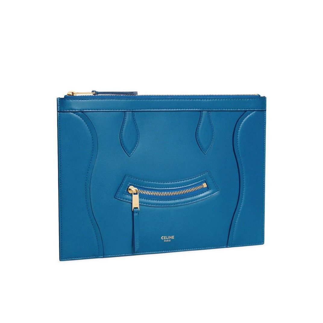 Celine CELINE $990 Ultra Blue Pouch Bag New & Authentic Size ONE SIZE - 2 Thumbnail