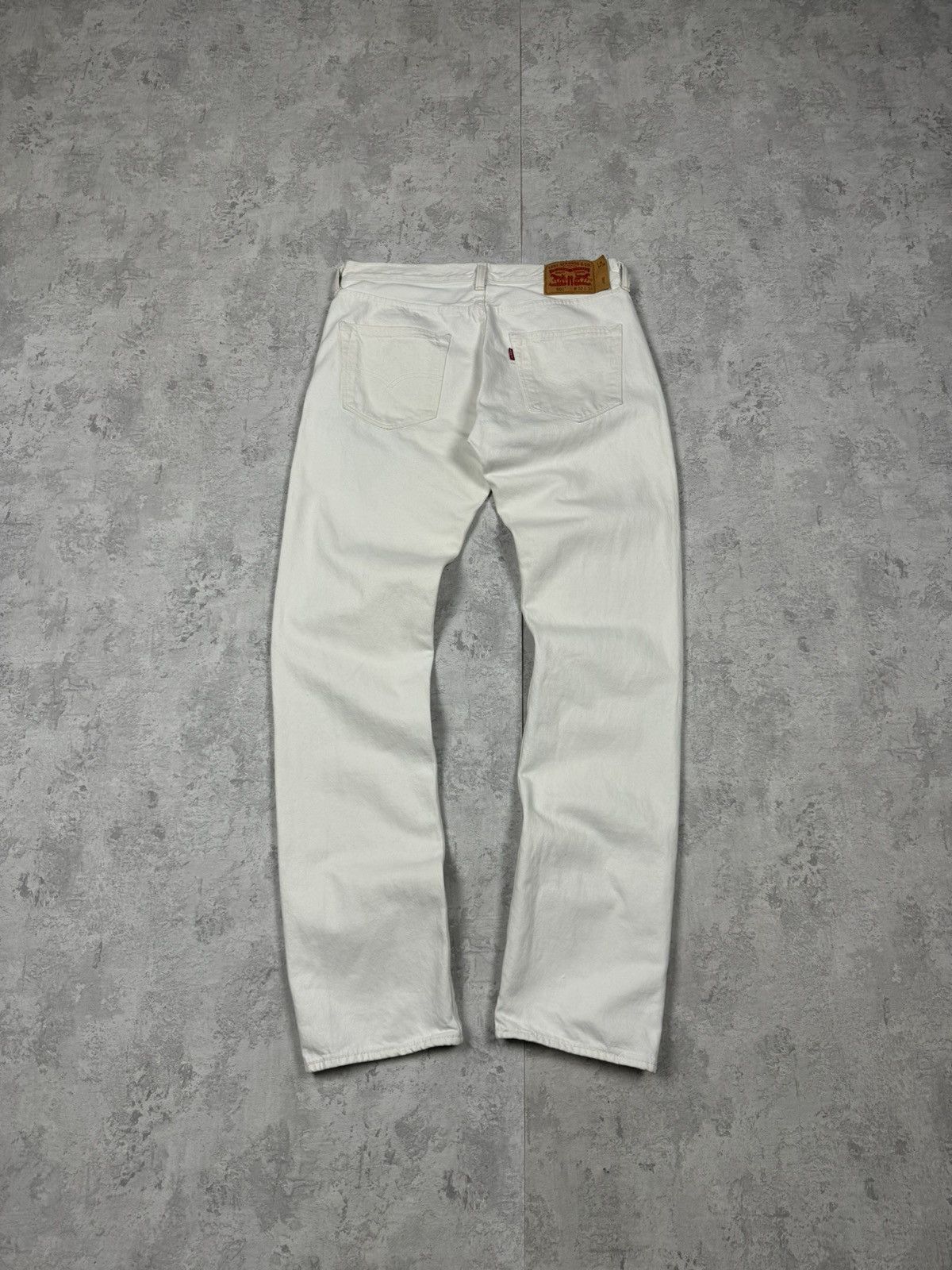 Levi's Levis 501 White Jeans Size 32/34 Size US 32 / EU 48 - 1 Thumbnail