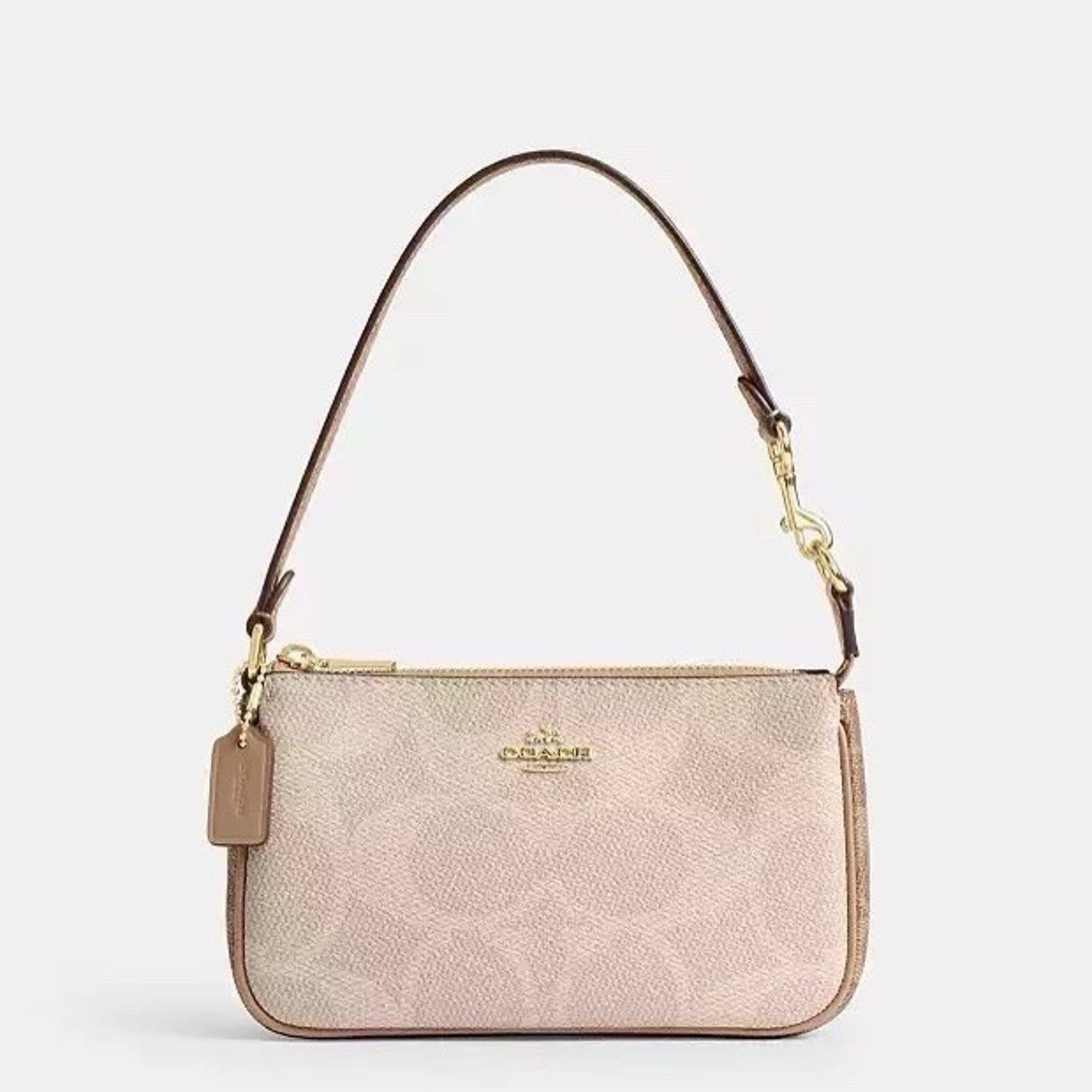 Coach NWT Coach Nolita 19 Signature Canvas CZ979, Gold/Sand/Tan Size ONE SIZE - 5 Thumbnail