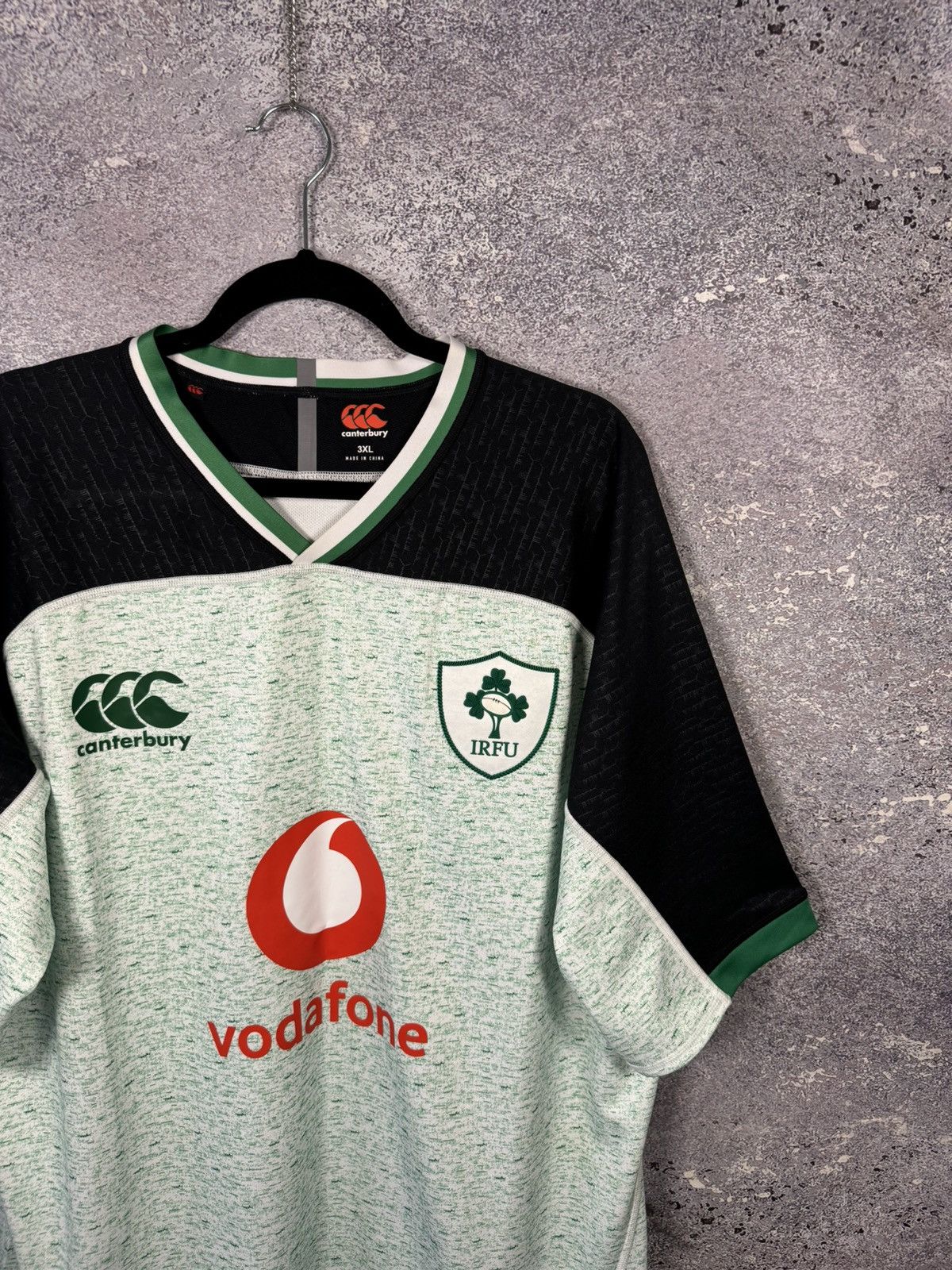 Canterbury of New Zealand Ireland IRFU Irish Rugby Union 2019 Canterbury Jersey Size US XXL / EU 58 / 5 - 2 Thumbnail
