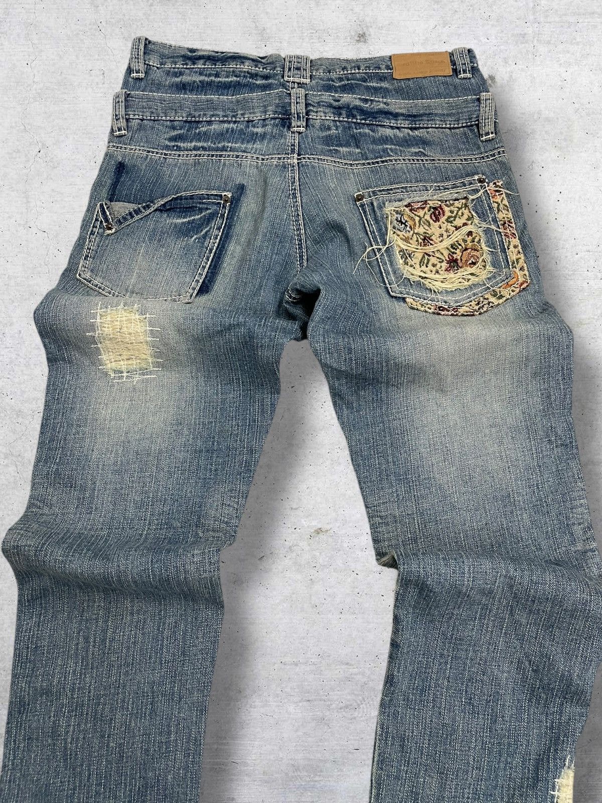 semanticdesign VINTAGE STITCH STUDIO OG JAPAN DESIGNER DOUBLE WAIST DENIM Size US 32 / EU 48 - 13 Thumbnail