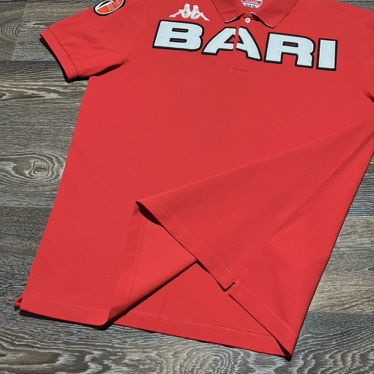 Kappa Rare Serie B SSC BARI Kappa Eroi Cotton Red Polo Shirt Size US XL / EU 56 / 4 - 3 Thumbnail