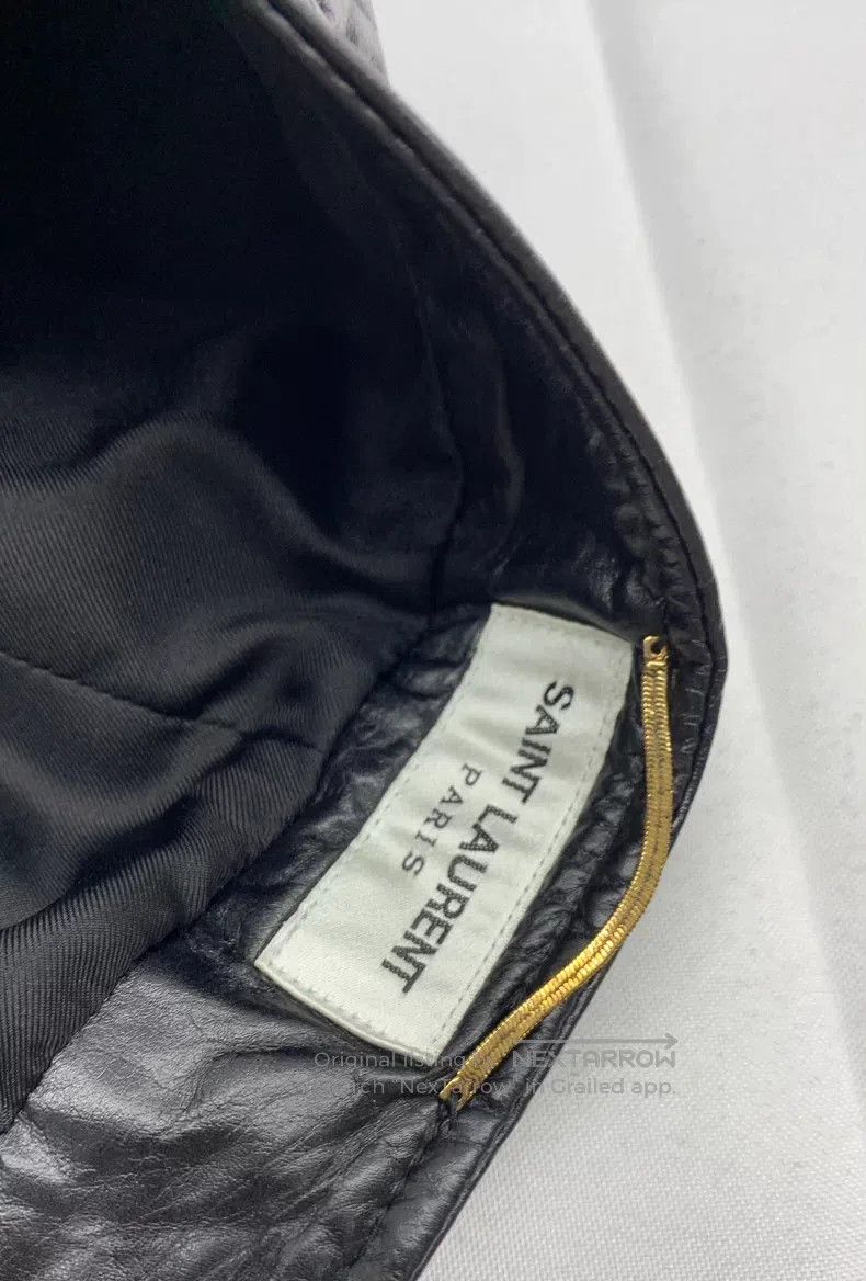 Saint Laurent Paris Saint Laurent Paris Solid Color Mid-Rise Pencil Midi休闲 Ski Size 33" - 4 Thumbnail