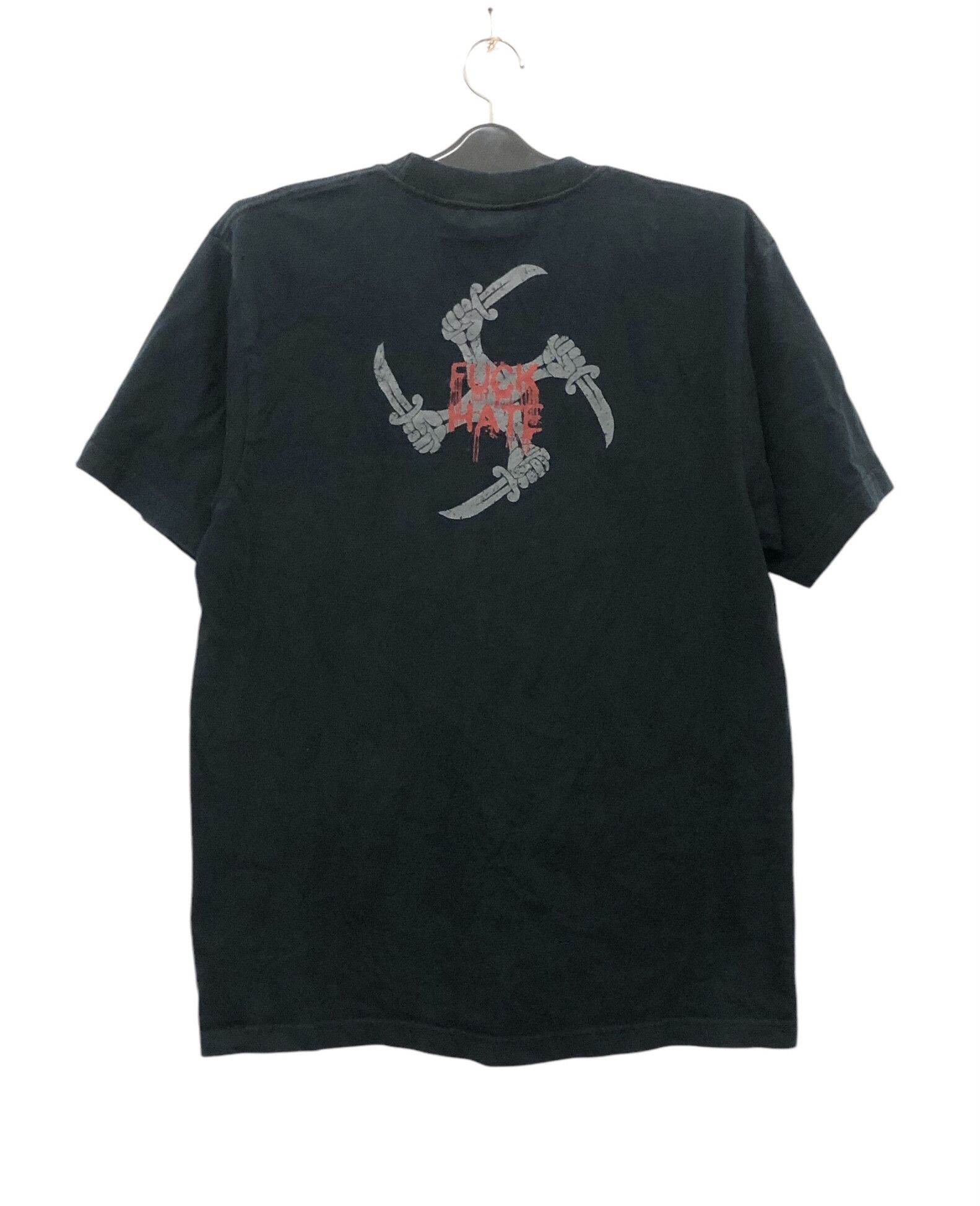 Japanese Brand × Montage × Vintage Vintage Japanese Brand Montage Fuck Hate Tee Size US M / EU 48-50 / 2 - 2 Thumbnail