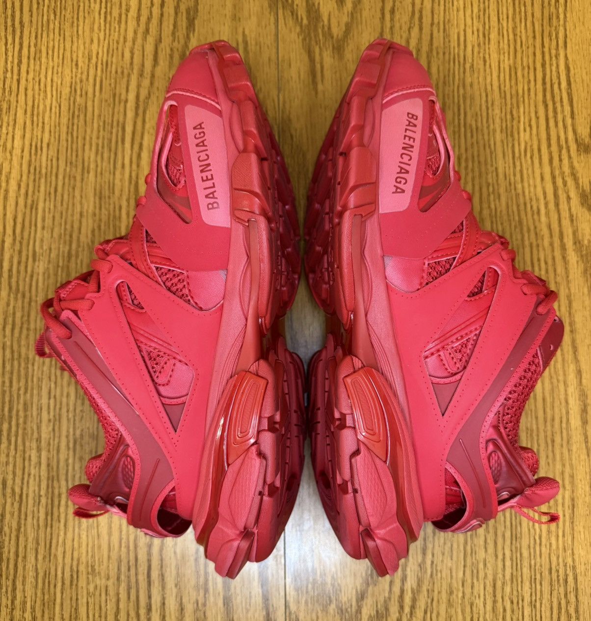 Balenciaga Balenciaga Track Sneaker (Red) Size US 8 / EU 41 - 3 Thumbnail