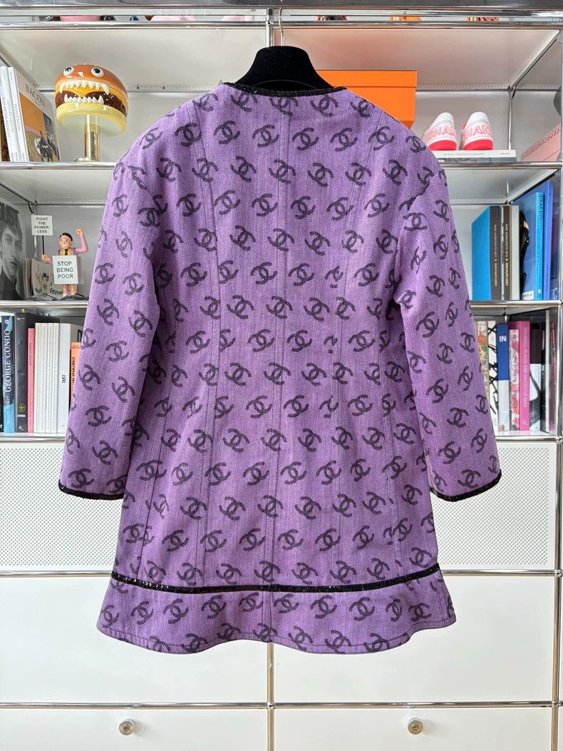 Chanel Chanel 22S spring and summer double C full logo sequin rol Size XXS / US 00 / IT 34 - 4 Thumbnail
