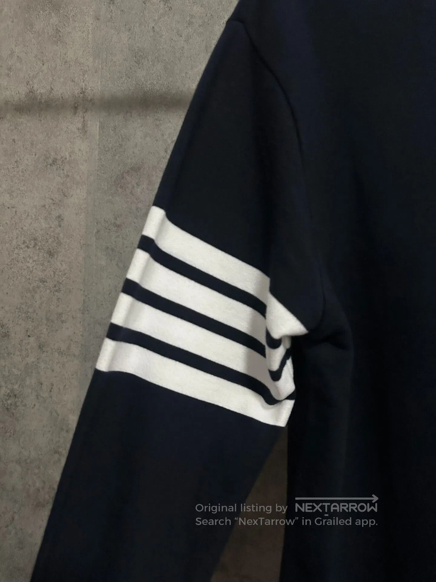 Thom Browne thom browne classic navy crewneck sweatshirt. Size US XL / EU 56 / 4 - 7 Thumbnail