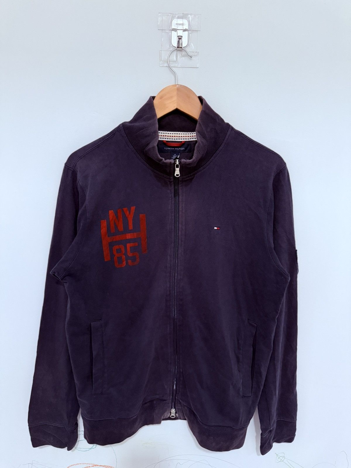 Tommy Hilfiger Vintage Tommy Hilfiger Zipper Pullover Jacket Backhit Size US M / EU 48-50 / 2 - 1 Thumbnail