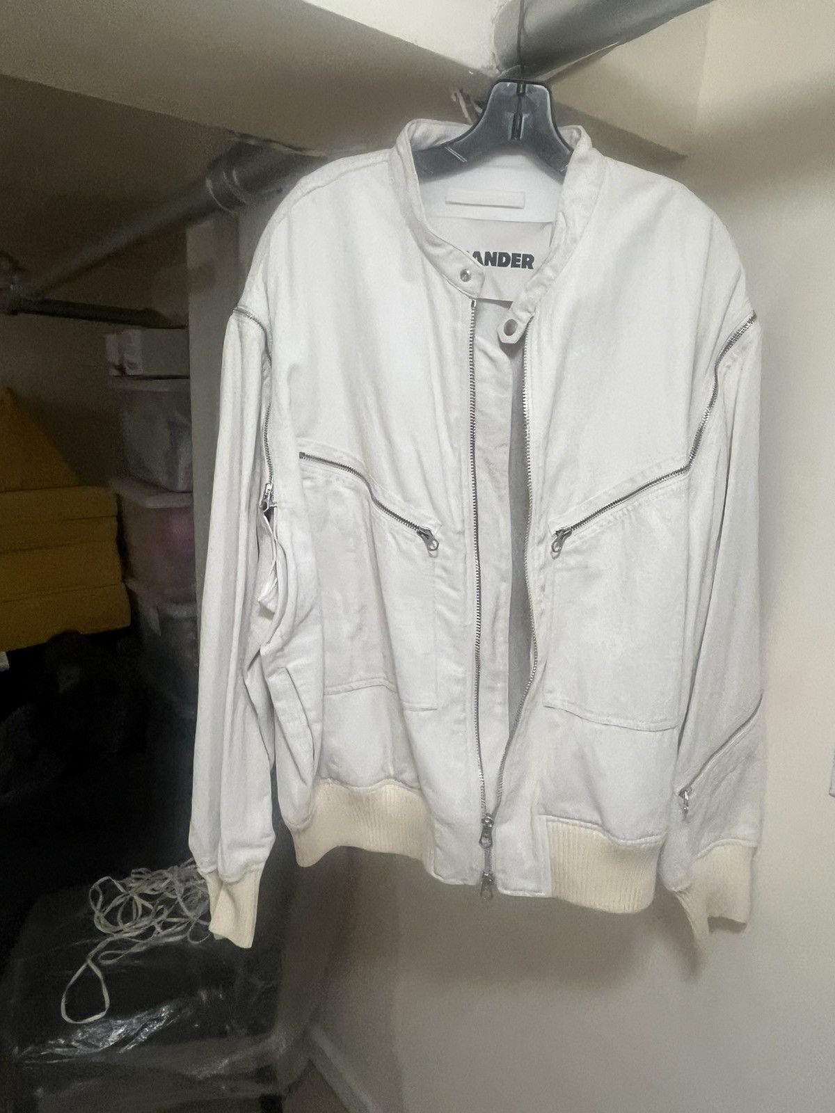 Jil Sander Jil Sander Men’s Multi-Zip Flight Jacket Sz 52 Size US L / EU 52-54 / 3 - 9 Thumbnail