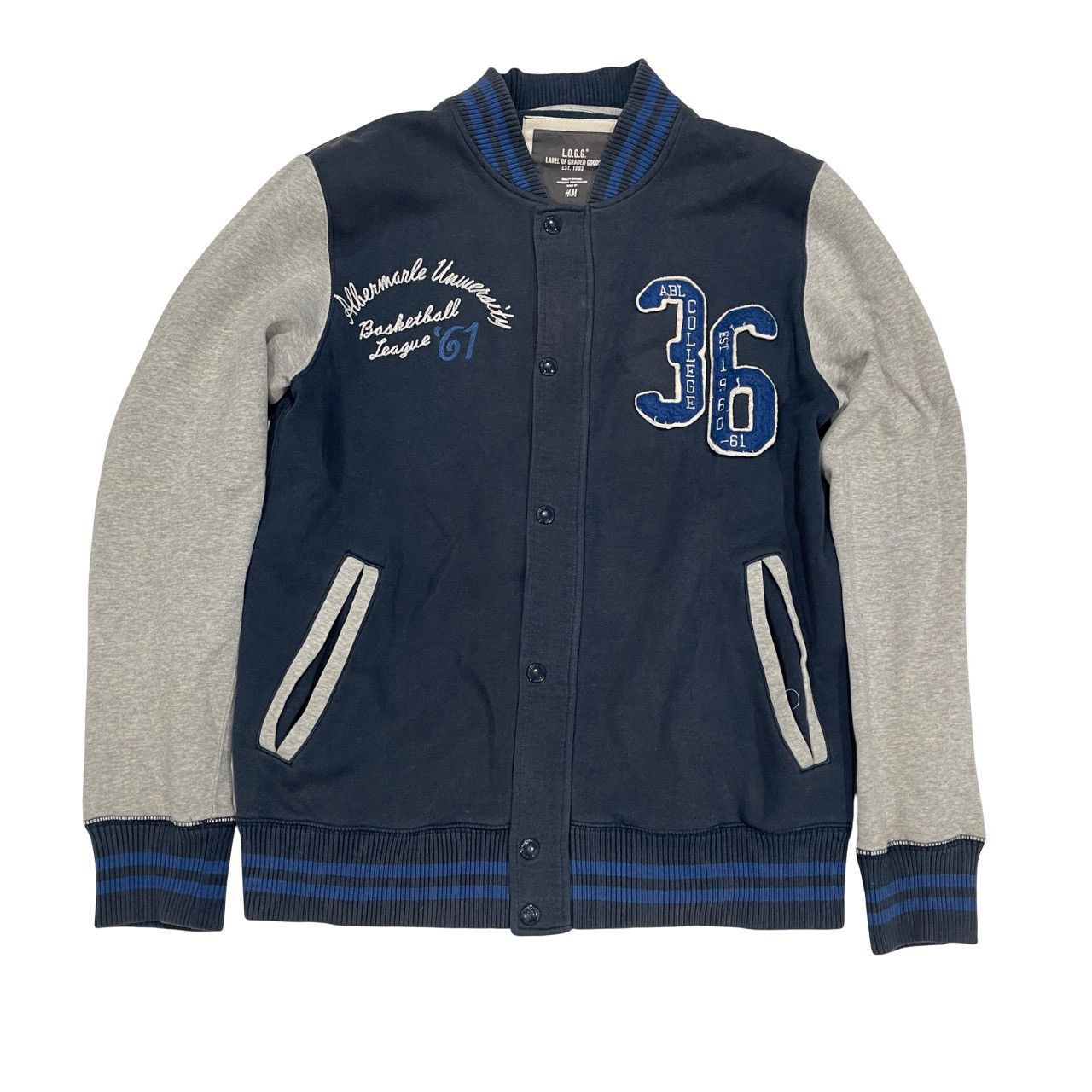 L.O.G.G. Label Of Graded Good College Lettermans Jacket Size US L / EU 52-54 / 3 - 1 Thumbnail