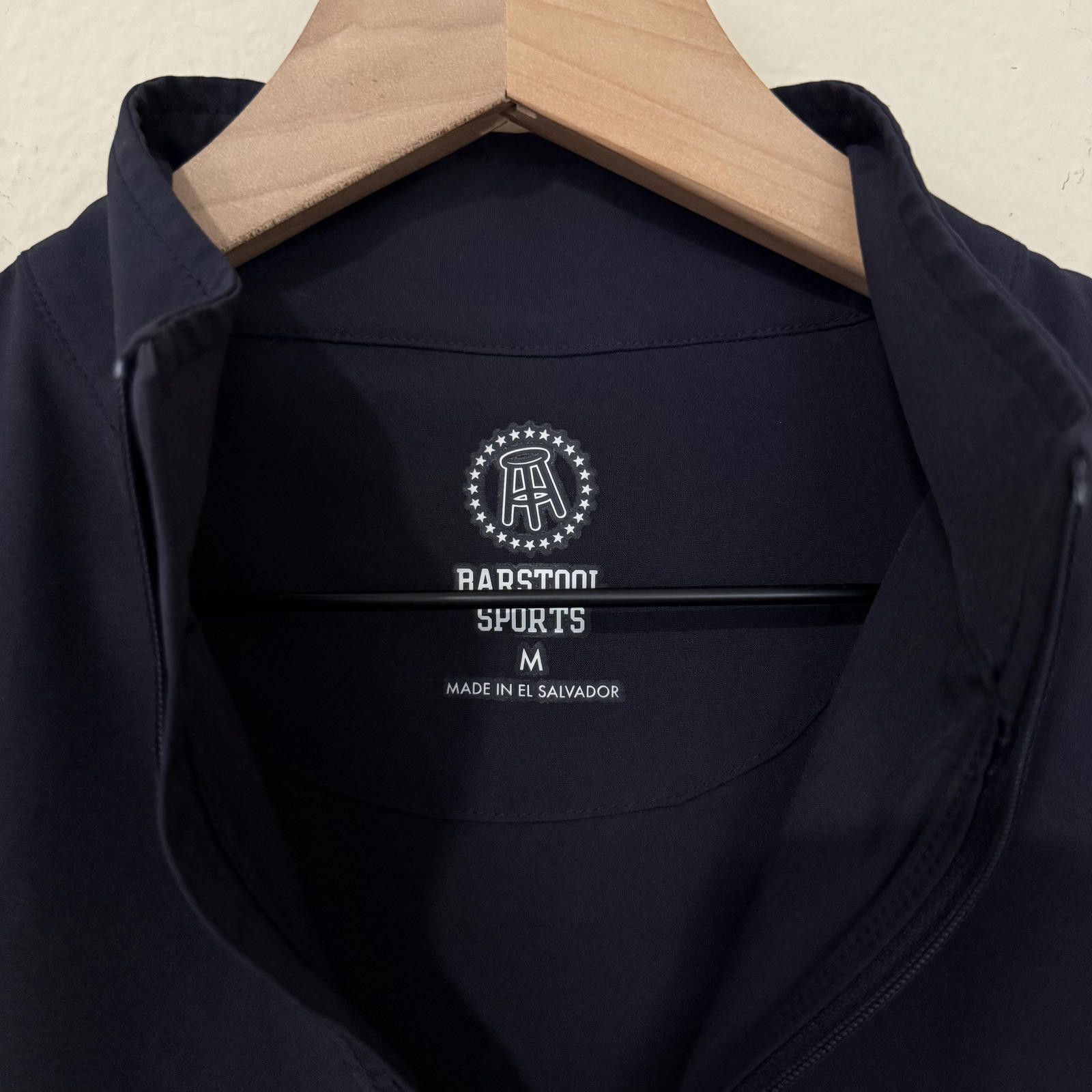 Other Barstool Sports Pullover Men's M Navy 1/4 Zip Shell Jacket Size US M / EU 48-50 / 2 - 4 Thumbnail