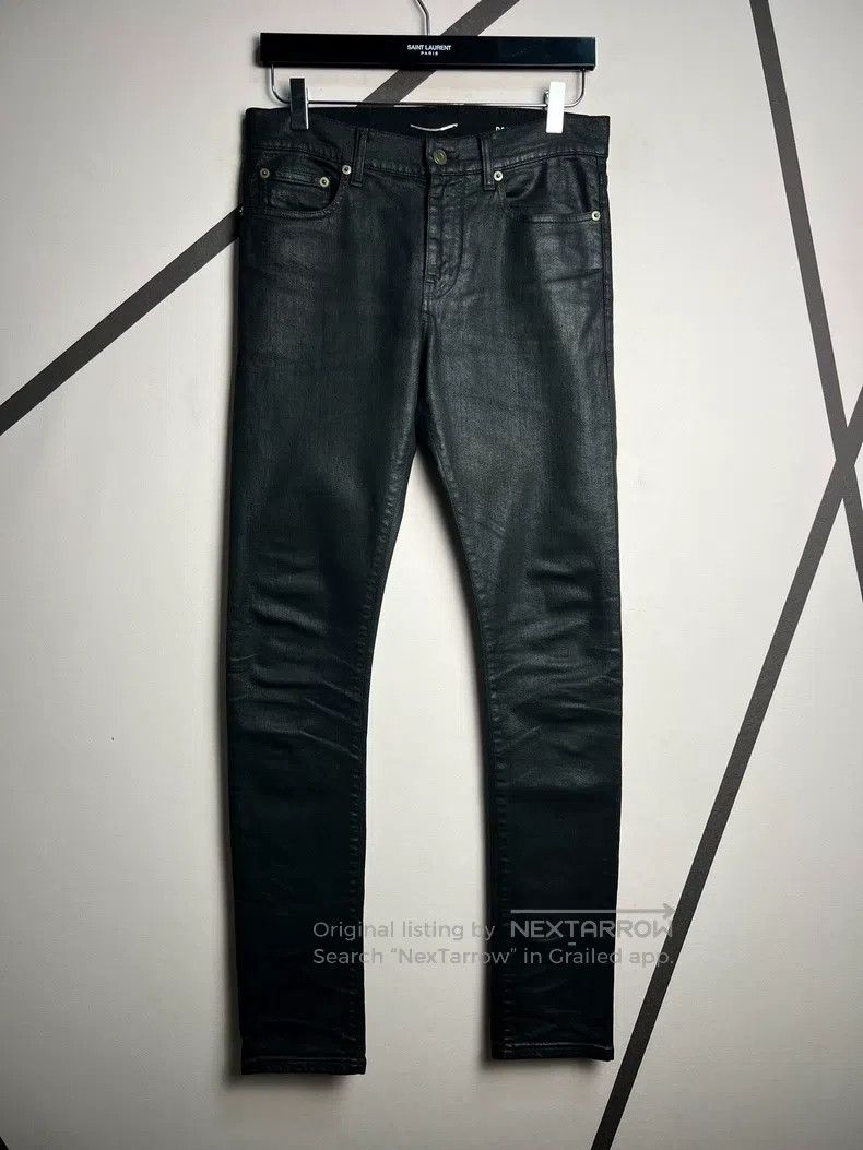 Saint Laurent Paris Saint Laurent Paris Black Denim Jeans Size US 29 - 1 Thumbnail