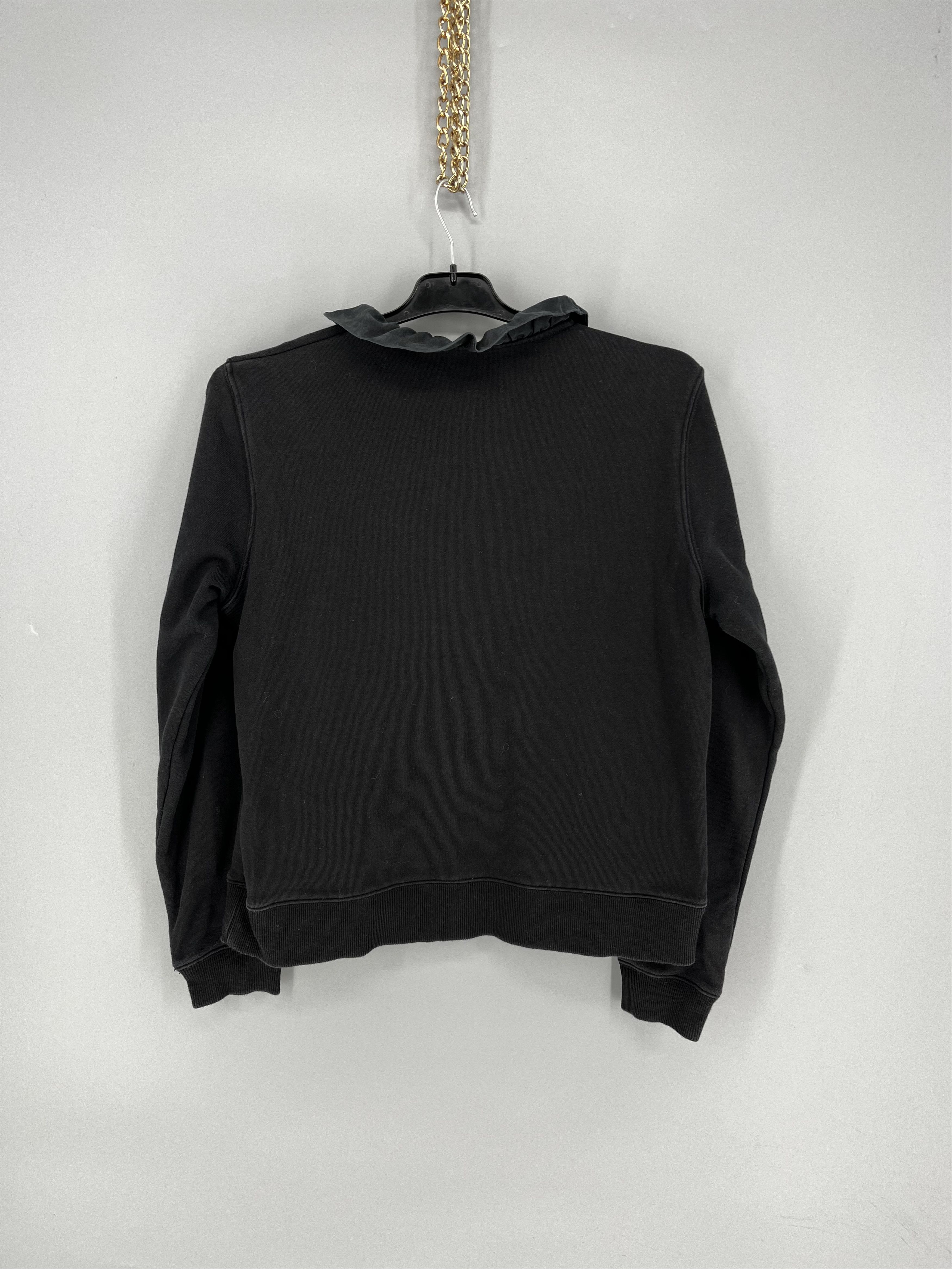 Kenzo KENZO X H&M Jungle Paris Black Ruffle Neck Sweater Sz M Size M / US 6-8 / IT 42-44 - 9 Thumbnail