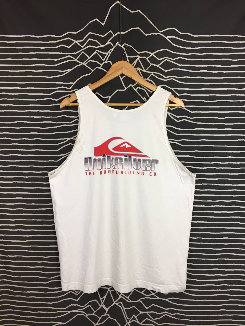Quiksilver Vtg Quiksilver The Boardriding Co. Logo Surf Tank Top Size US L / EU 52-54 / 3 - 2 Thumbnail