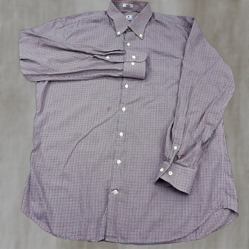 Peter Millar Peter Millar Shirt Men L Button-Up Red Check Dress Casual Modern Vintage No Size US L / EU 52-54 / 3 - 1 Thumbnail