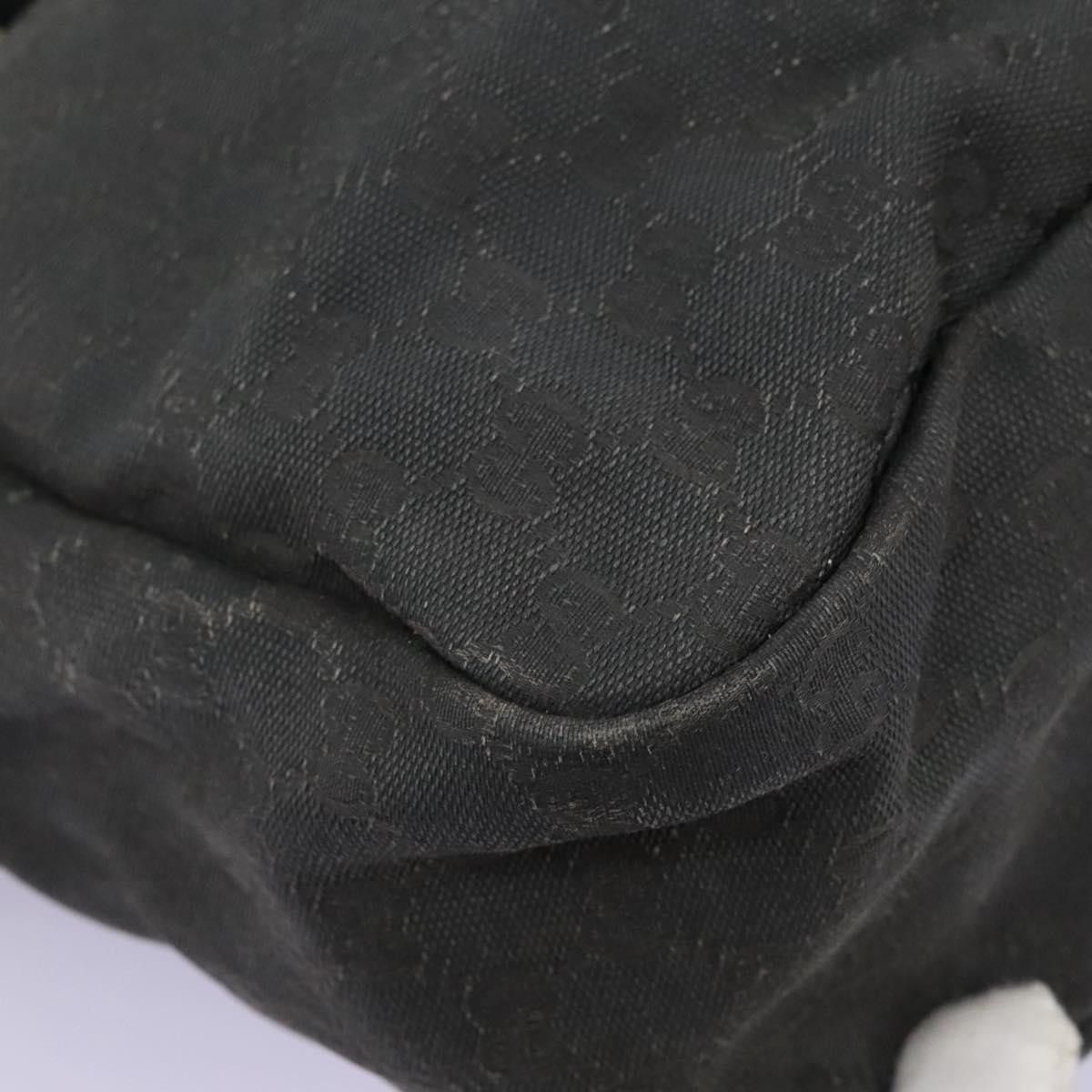 Gucci GUCCI GG Canvas Shoulder Bag Black Silver Size ONE SIZE - 15 Thumbnail