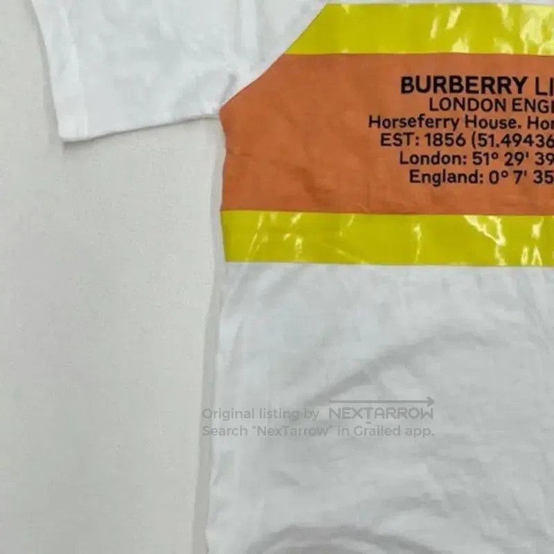 Burberry Burberry Limited White Cotton Men's T-Shirt. Size US S / EU 44-46 / 1 - 3 Thumbnail