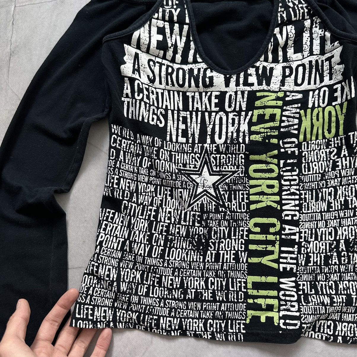 Hysteric Glamour × Undercover Y2K New York Hysteric Glamour Style Tank Top Long Sleeve Size S / US 4 / IT 40 - 5 Thumbnail