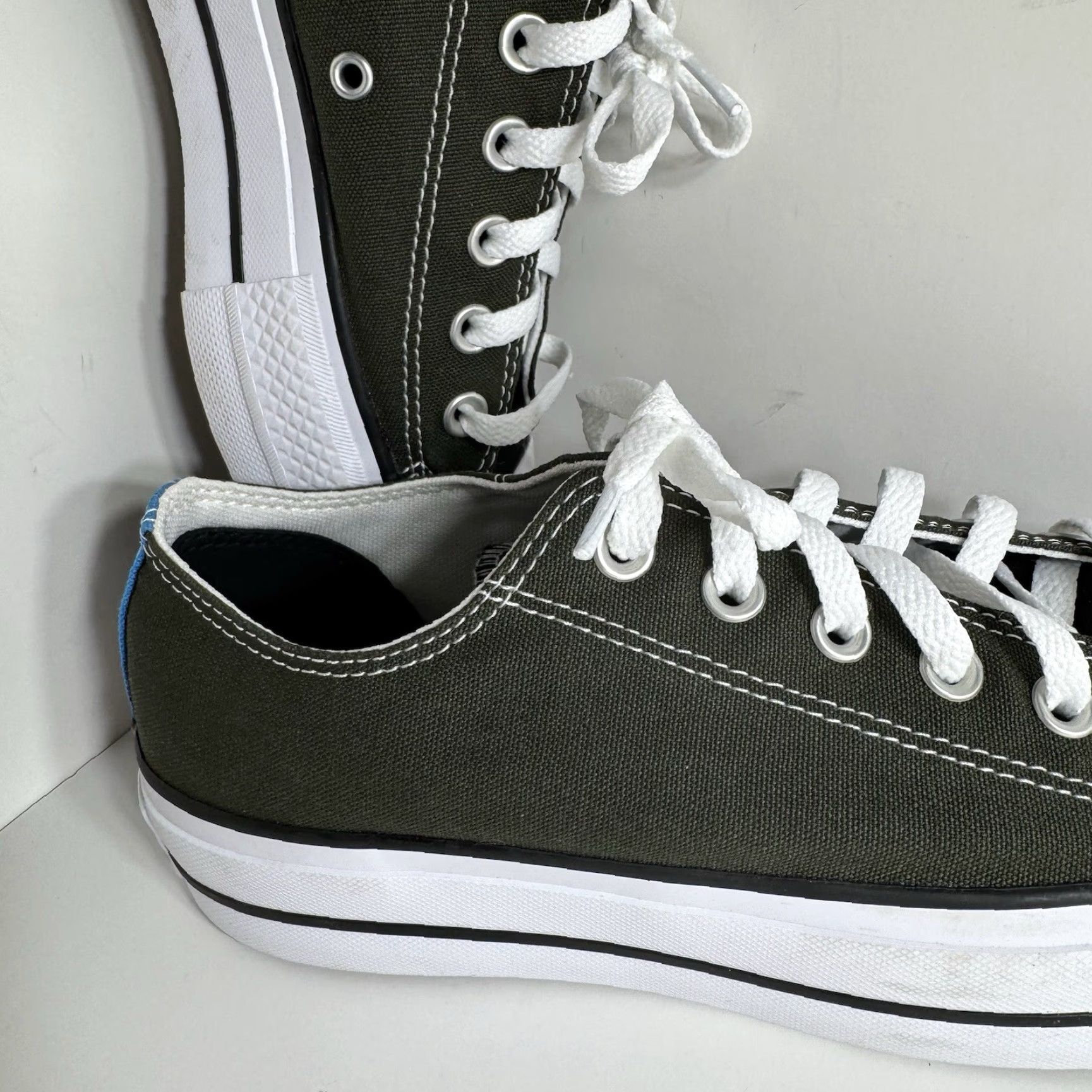 Converse Converse Chuck Taylor All Star Low Lift Platform Men’s 6.5 Green New Shoes Casual Athletic Sneakers Size US 6.5 / EU 39-40 - 2 Thumbnail