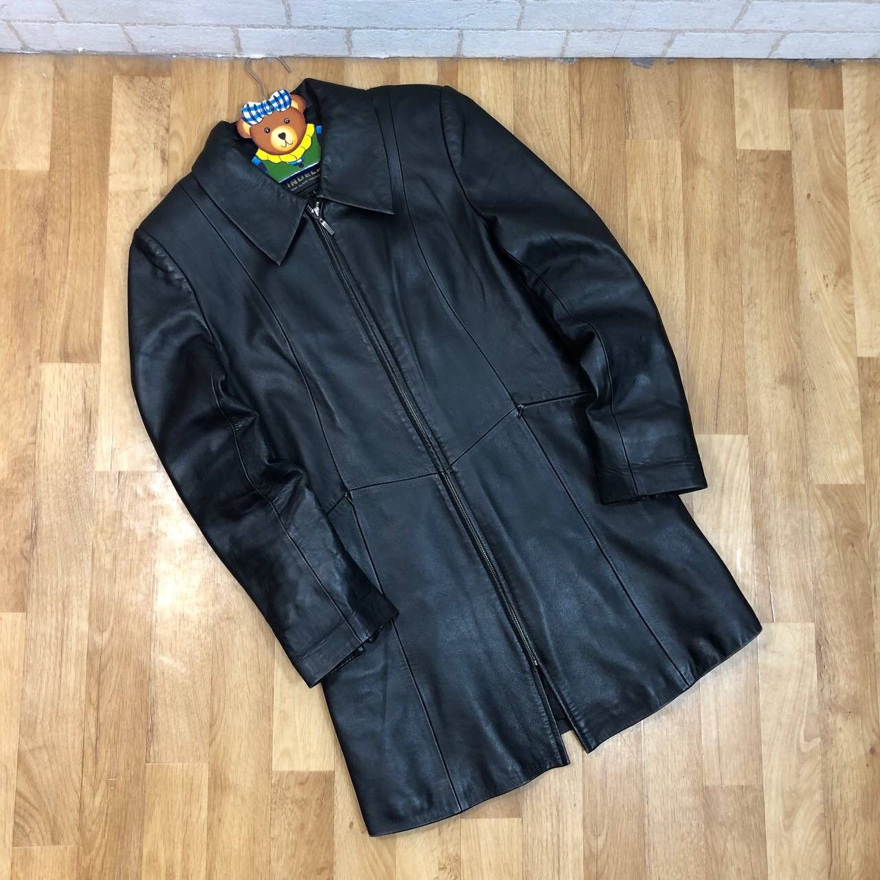 image of Affliction Like Chrome Hearts Leather Jacket Limited Edition in Black, Men's (Size Large)