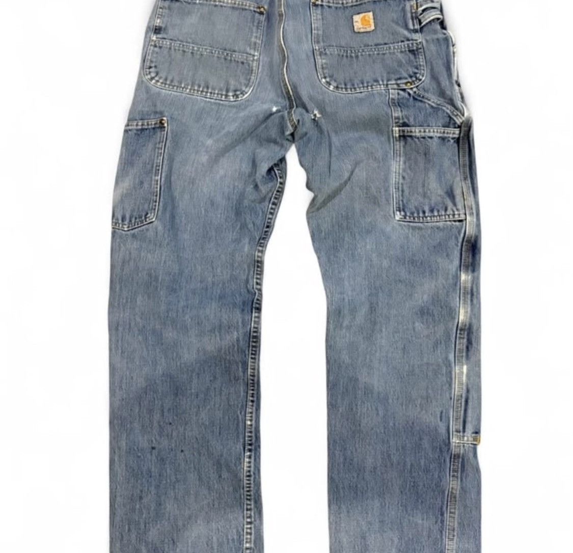 Carhartt Thrashed Carhartt Vintage Streetwear Jeans. 34x34 Size US 34 / EU 50 - 5 Thumbnail