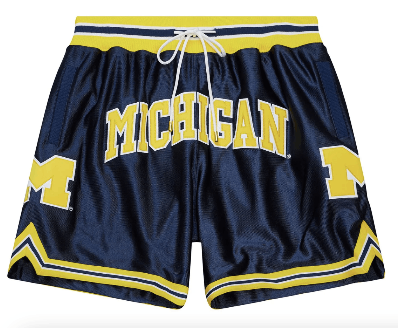 Just Don × Mitchell & Ness Michigan Wolverines 1991 NCAA Shorts Just Don New w/ Tags Size US 30 / EU 46 - 4 Thumbnail