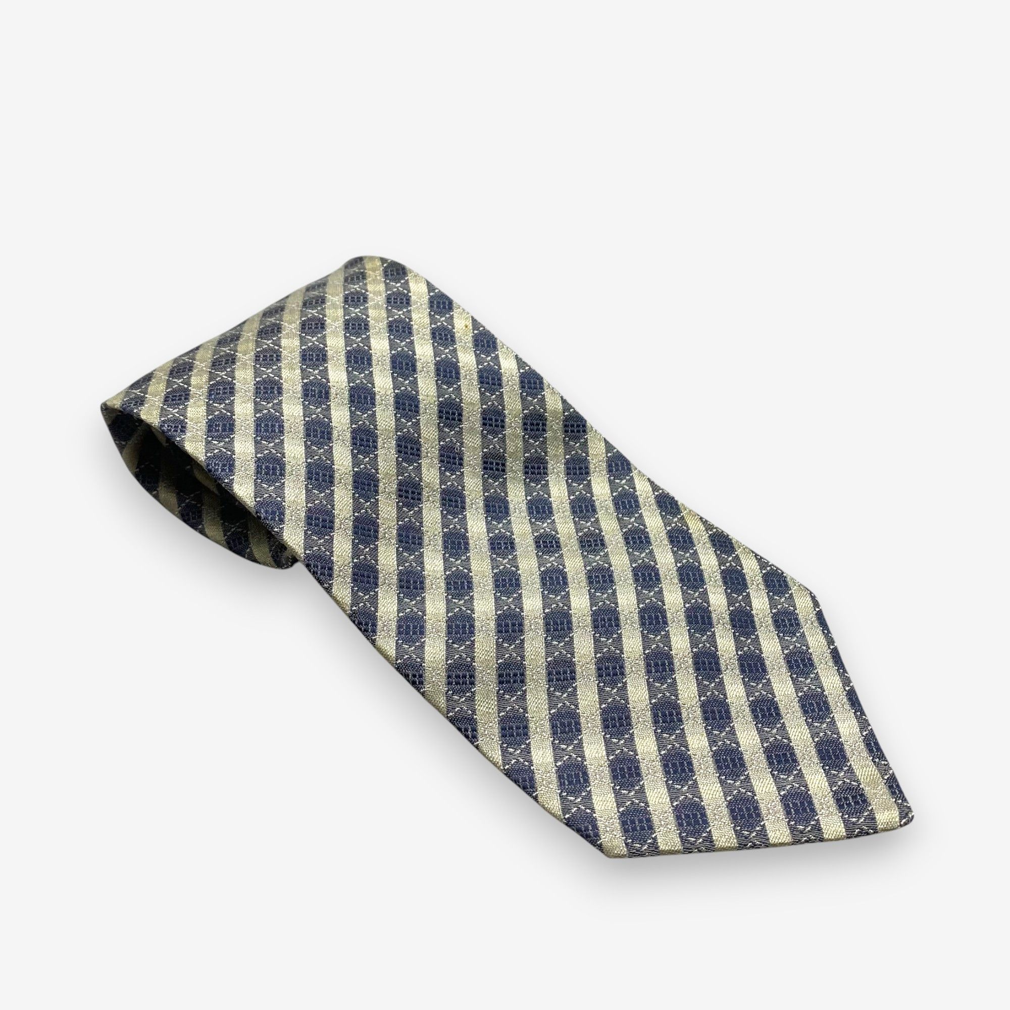 Issey Miyake Vintage Issey Miyake SILK Necktie Cravate Pure Silk Size ONE SIZE - 1 Thumbnail