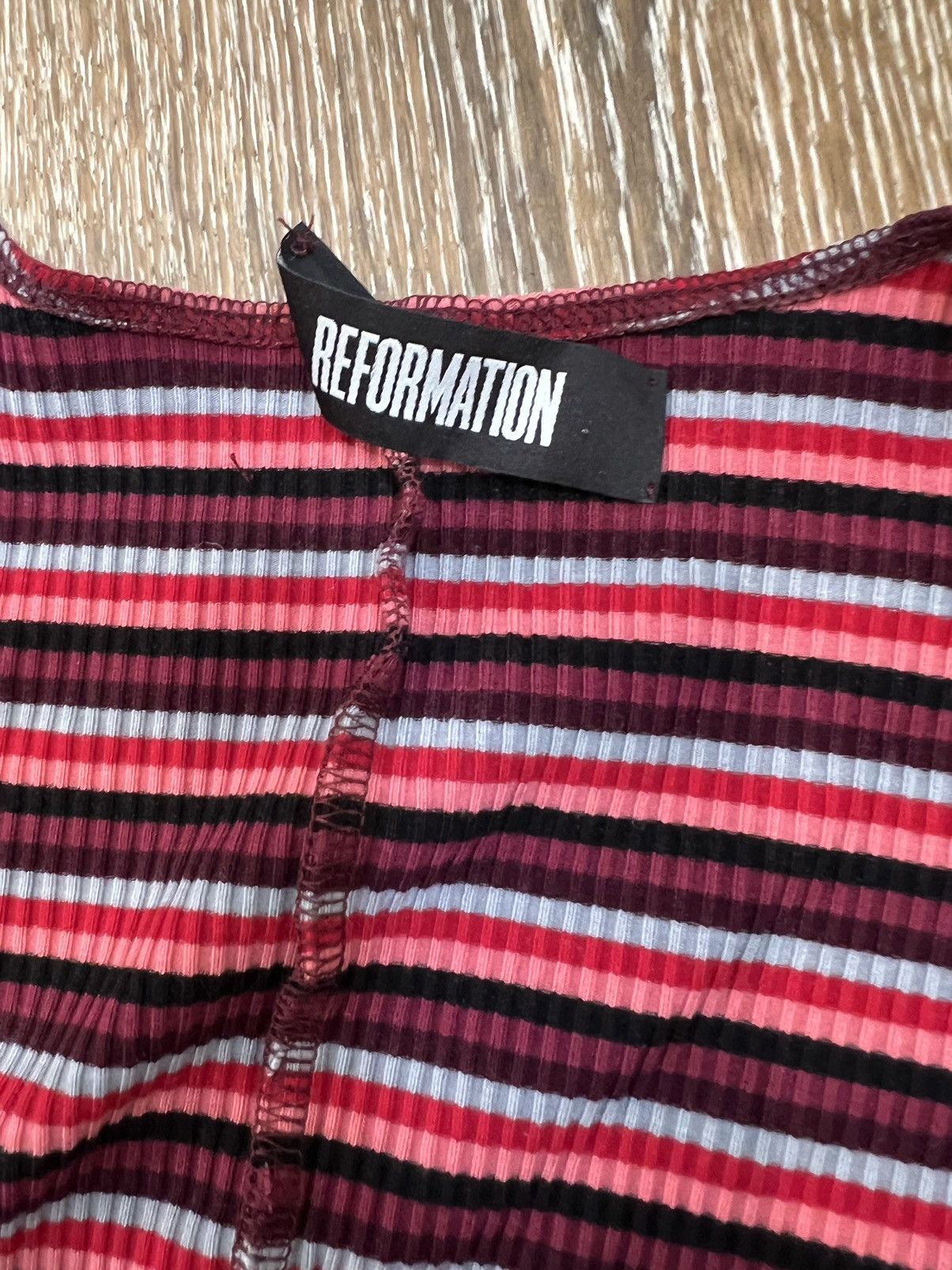 Reformation Womens reformation striped top Size S / US 4 / IT 40 - 3 Thumbnail