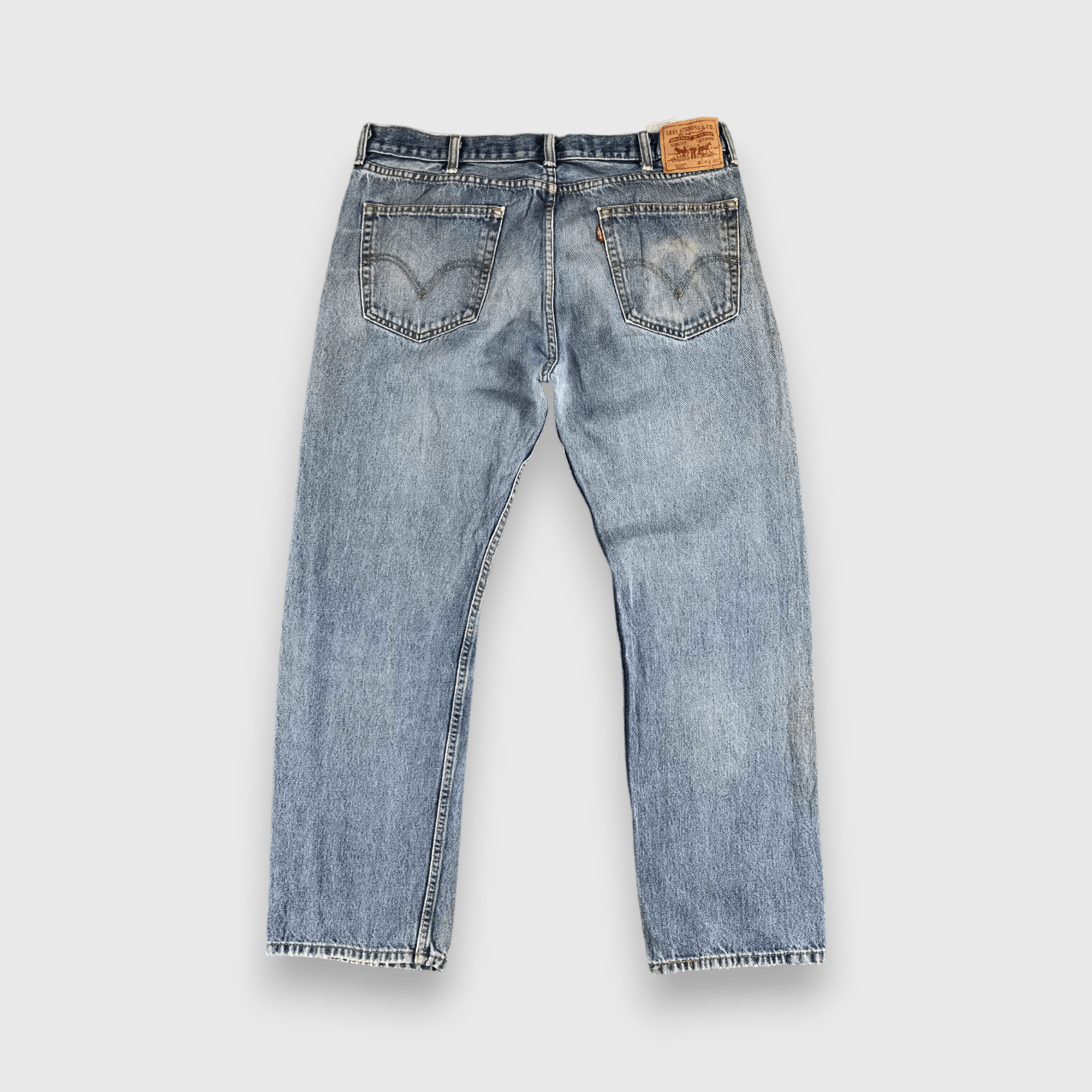 Levi's Vintage Levis 505 Jeans Rusty Faded Blue Denim -J478 Size US 38 / EU 54 - 2 Thumbnail