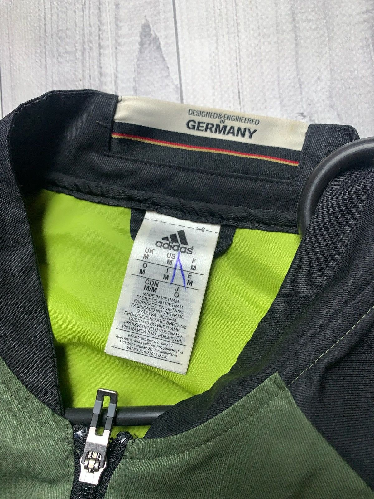 Adidas × Vintage Vintage adidas Deutschland soccer track jacket size M rare Size US M / EU 48-50 / 2 - 3 Thumbnail