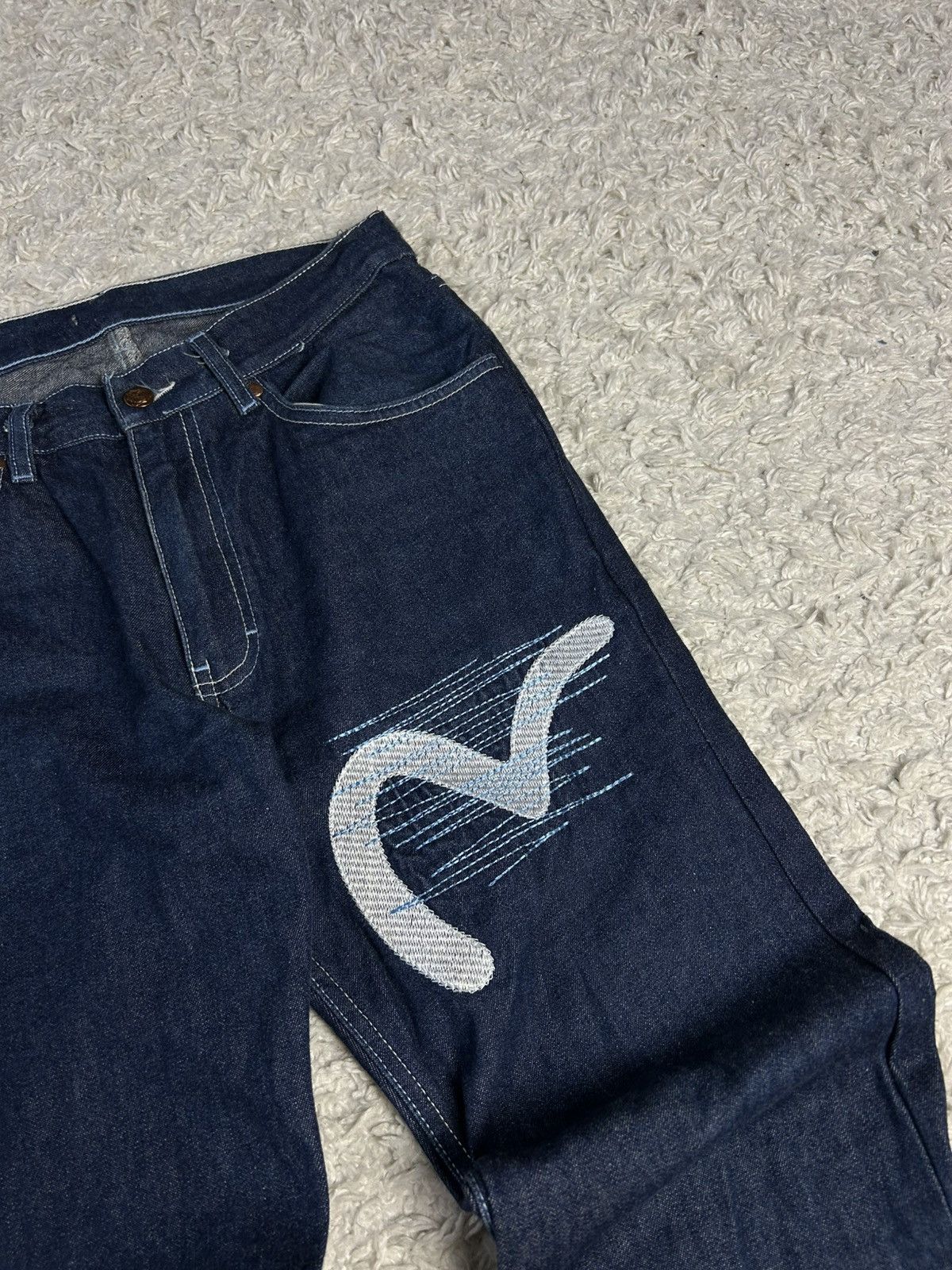 Evisu × Puma × Vintage Denim Pants Evisu x Puma rare rap y2k affliction Size US 30 / EU 46 - 4 Thumbnail