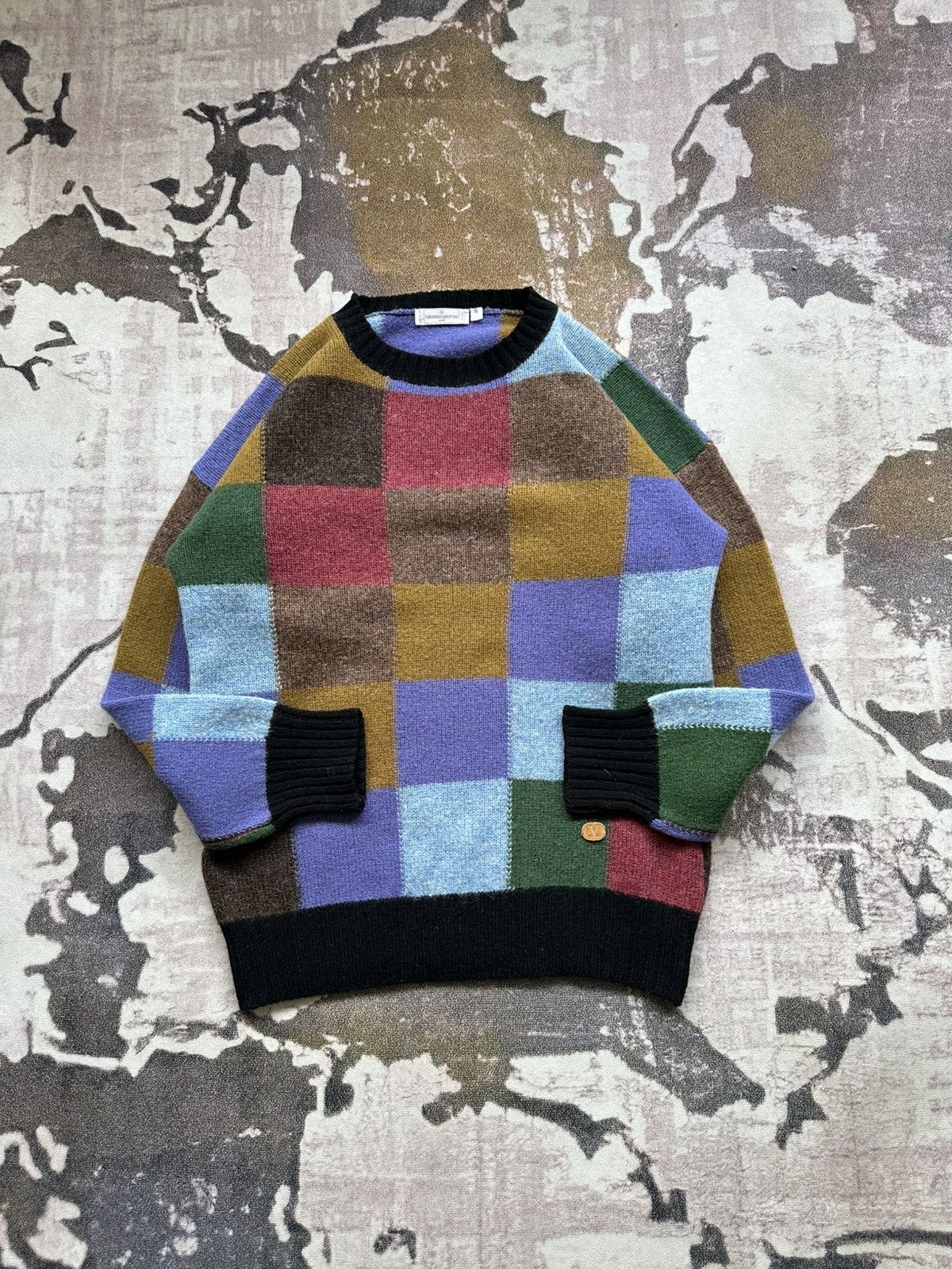 Valentino 80’s Valentino Garavani Uomo wool mohair knit jumper Size US M / EU 48-50 / 2 - 2 Thumbnail